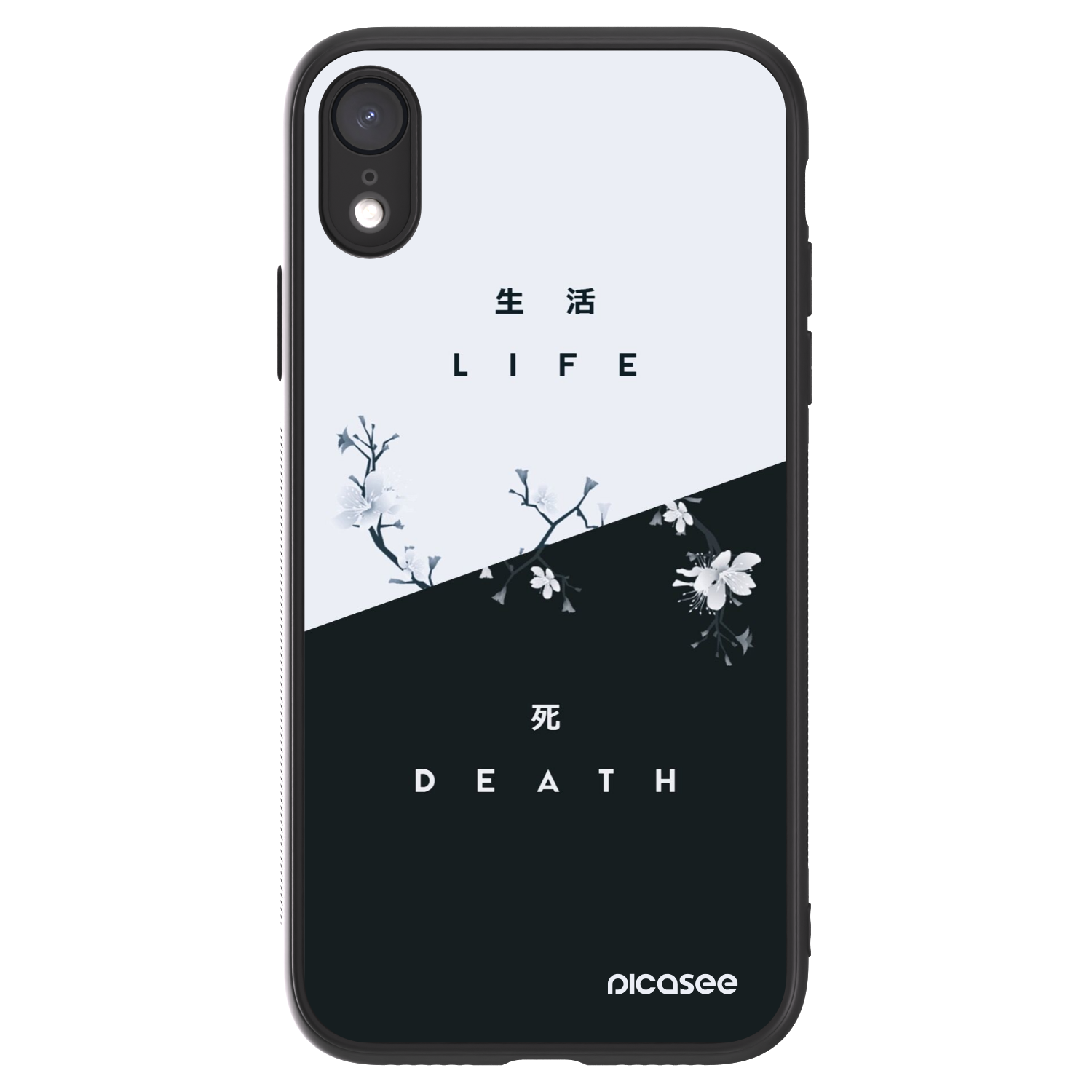 Picasee ULTIMATE CASE pro Apple iPhone XR - Živý - Mrtvý
