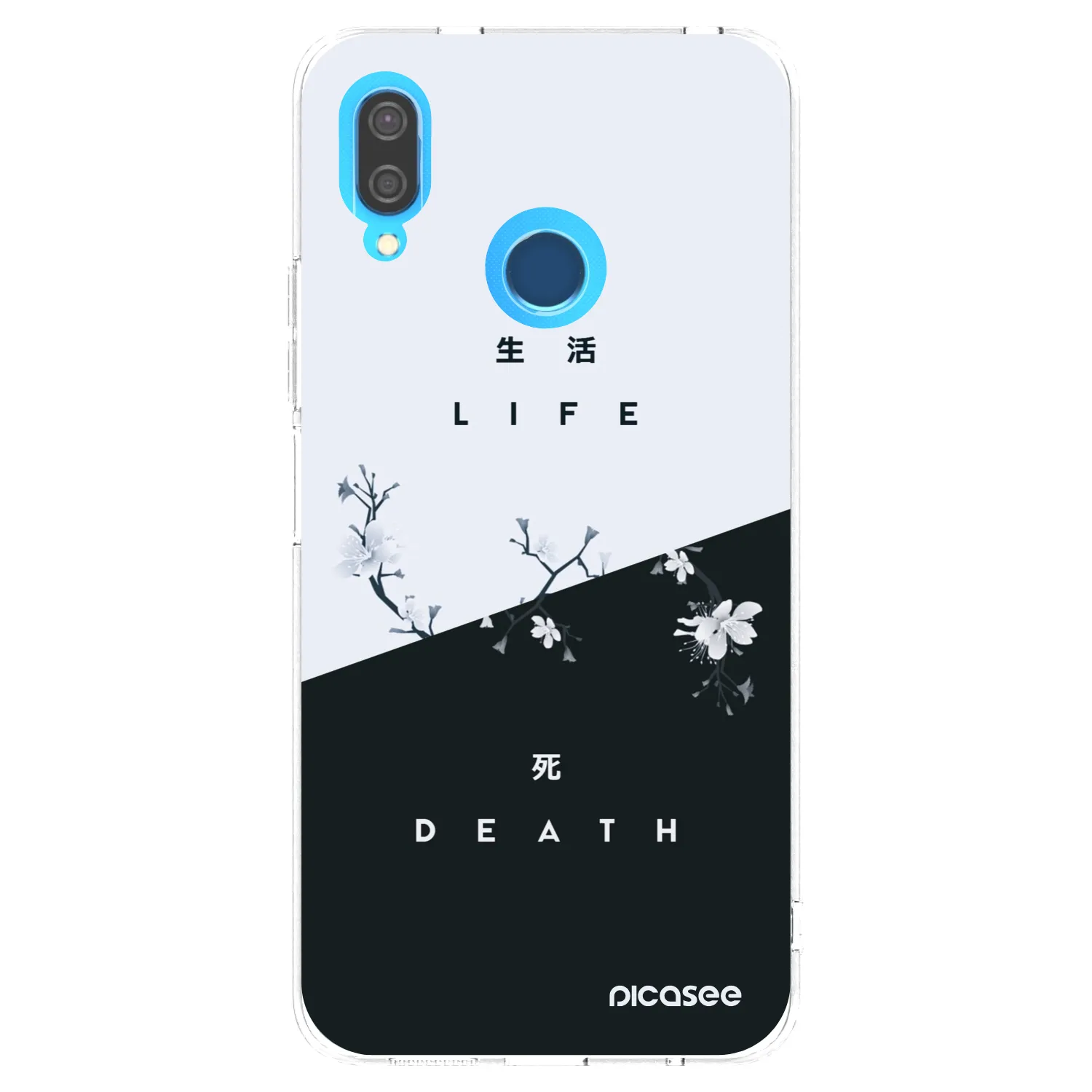 Picasee silikonový průhledný obal pro Huawei P20 Lite - Živý - Mrtvý