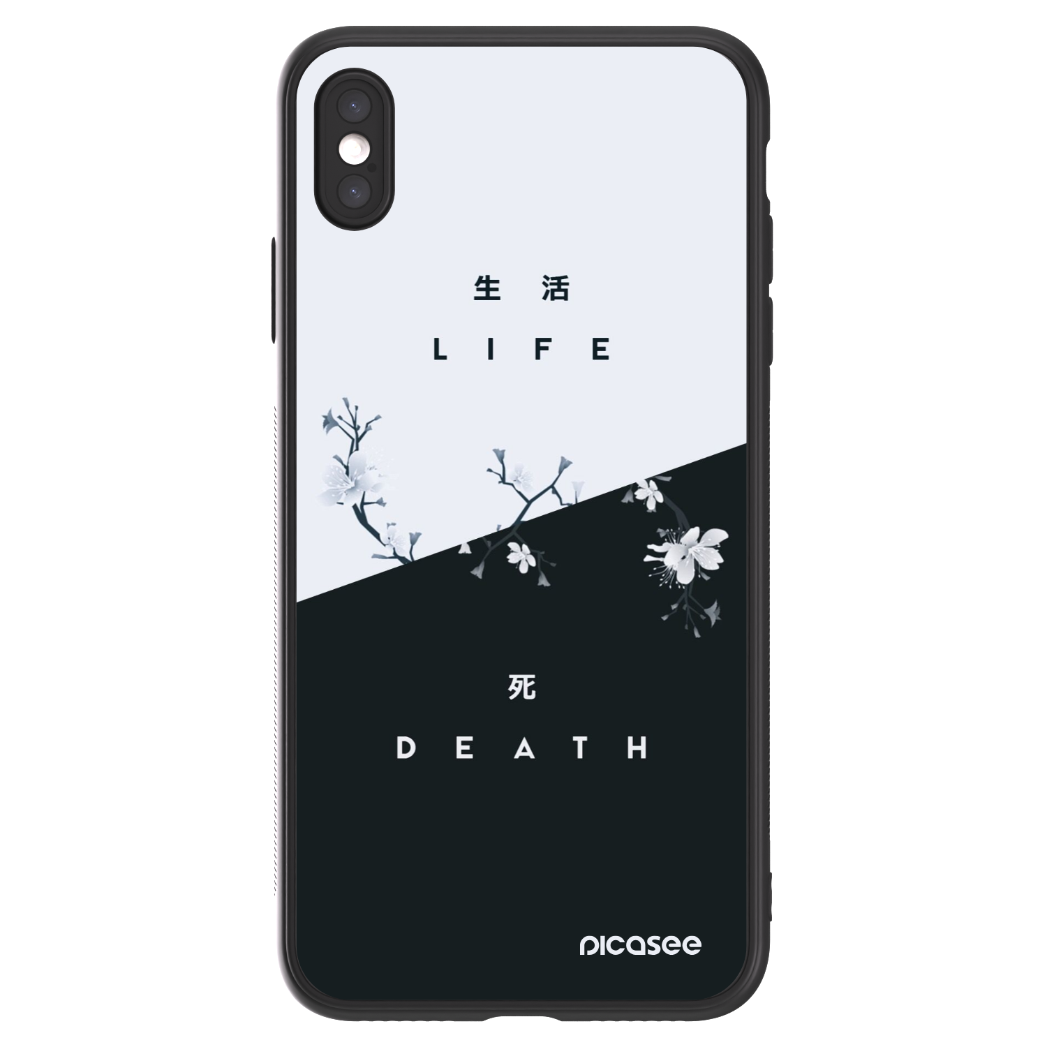 Picasee ULTIMATE CASE pro Apple iPhone XS Max - Živý - Mrtvý