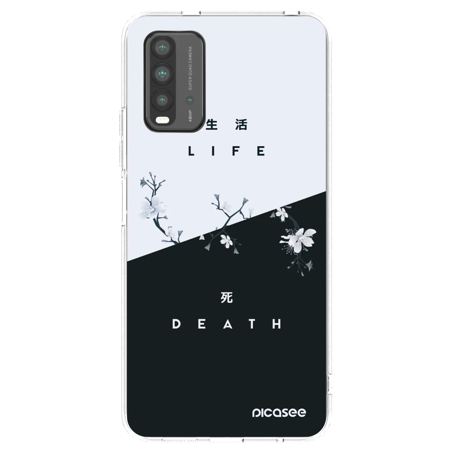 Picasee silikonový černý obal pro Xiaomi Redmi 9T - Živý - Mrtvý