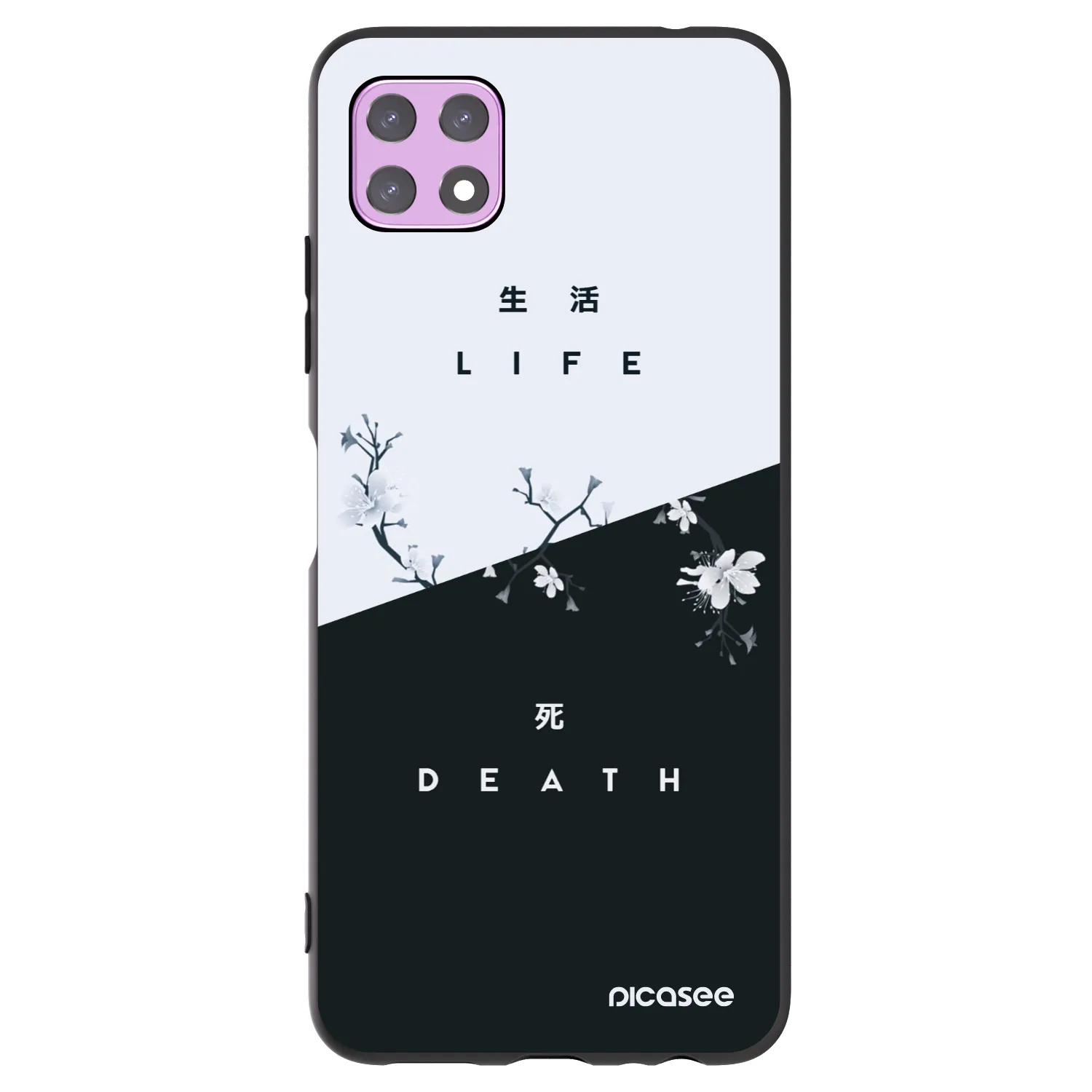 Picasee silikonový černý obal pro Samsung Galaxy A22 A226B 5G - Živý - Mrtvý