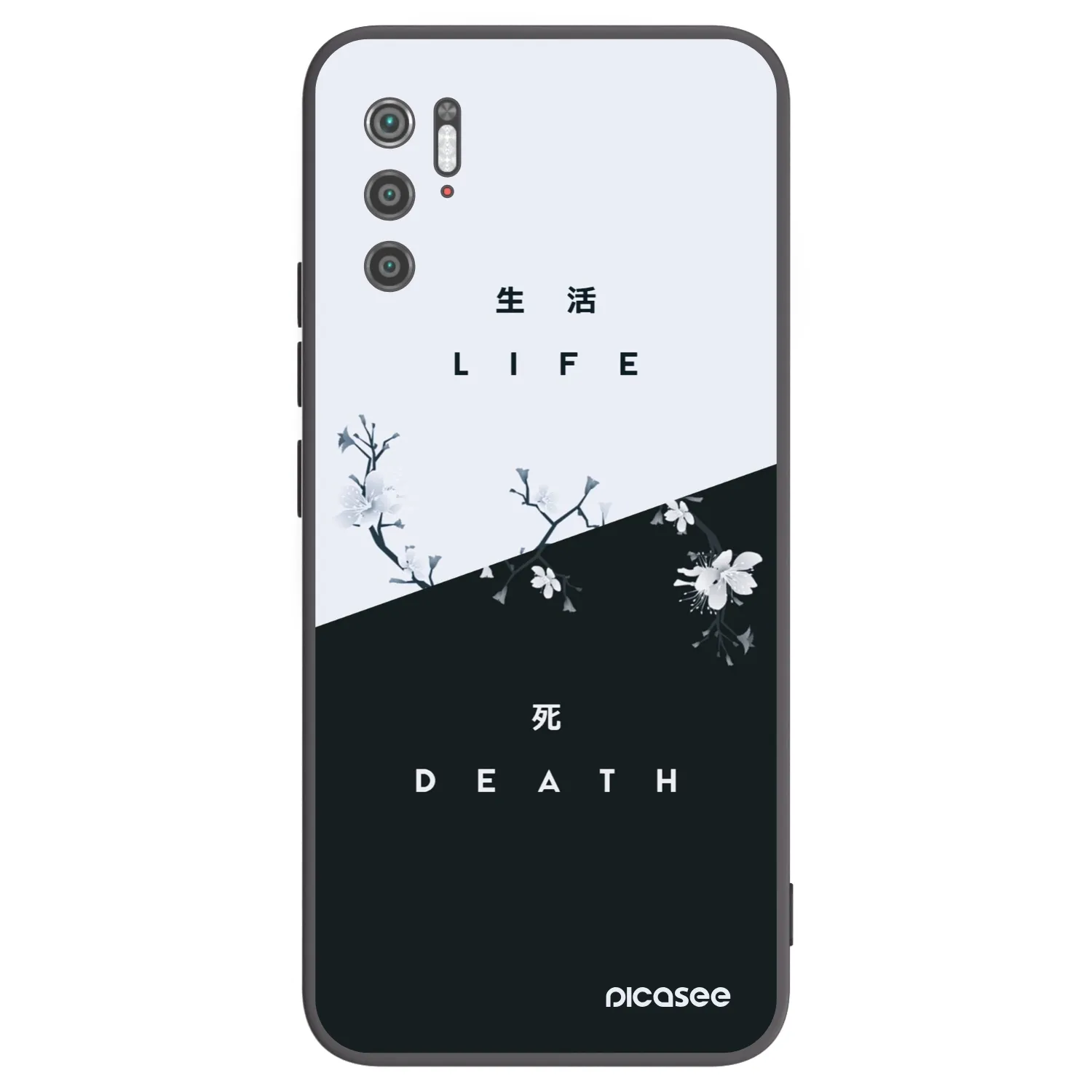 Picasee silikonový černý obal pro Xiaomi Poco M3 Pro 5G - Živý - Mrtvý