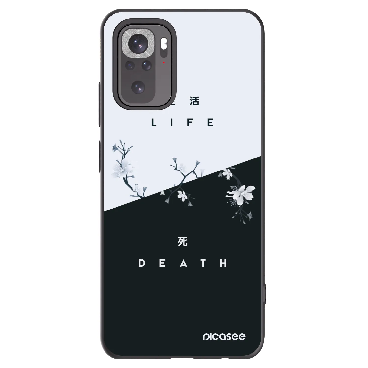 Picasee silikonový černý obal pro Xiaomi Redmi Note 11S 4G - Živý - Mrtvý