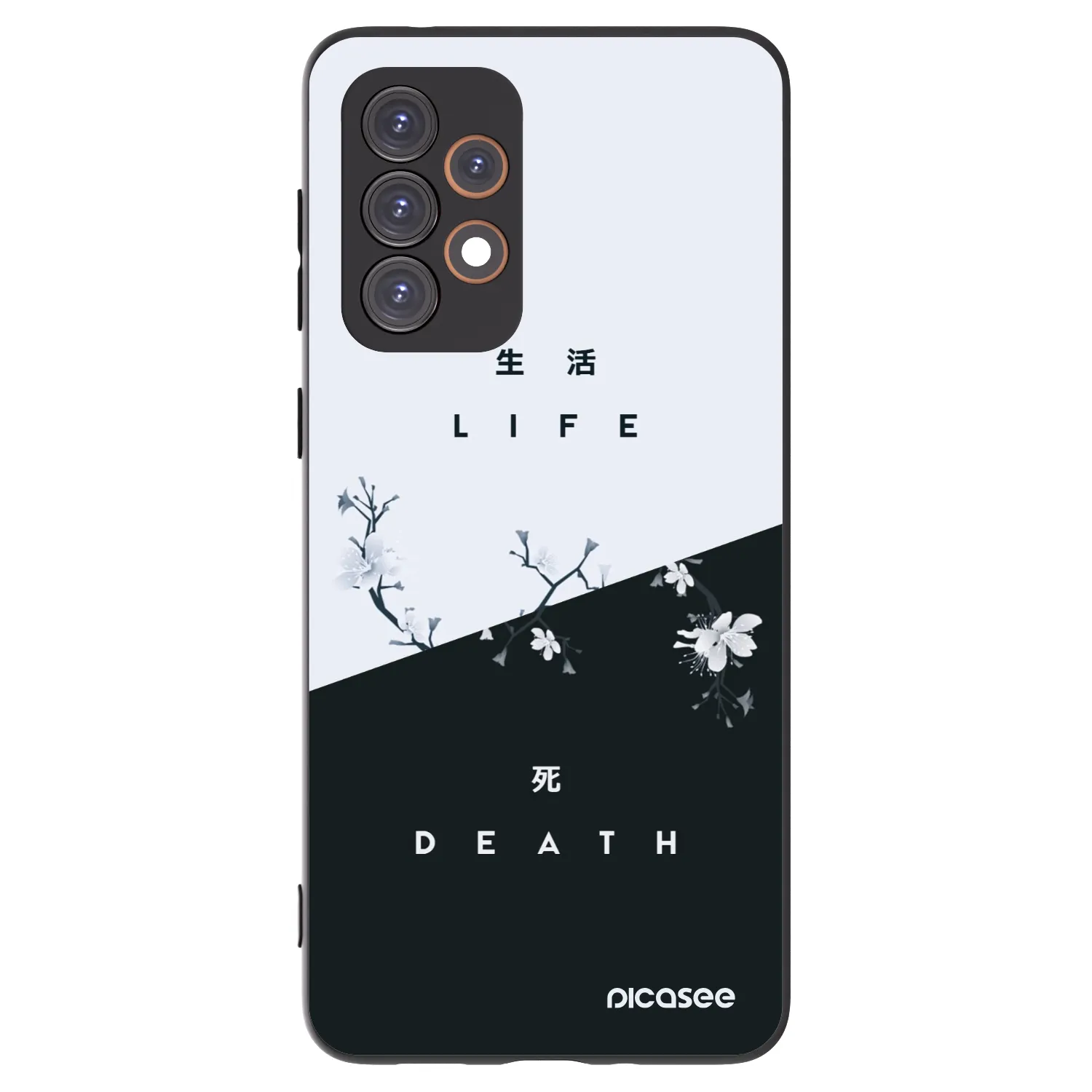 Picasee silikonový černý obal pro Samsung Galaxy A33 5G A336 - Živý - Mrtvý