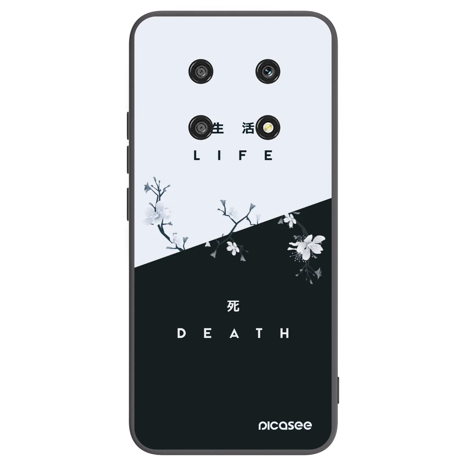 Picasee silikonový černý obal pro Honor Magic4 Lite 5G - Živý - Mrtvý