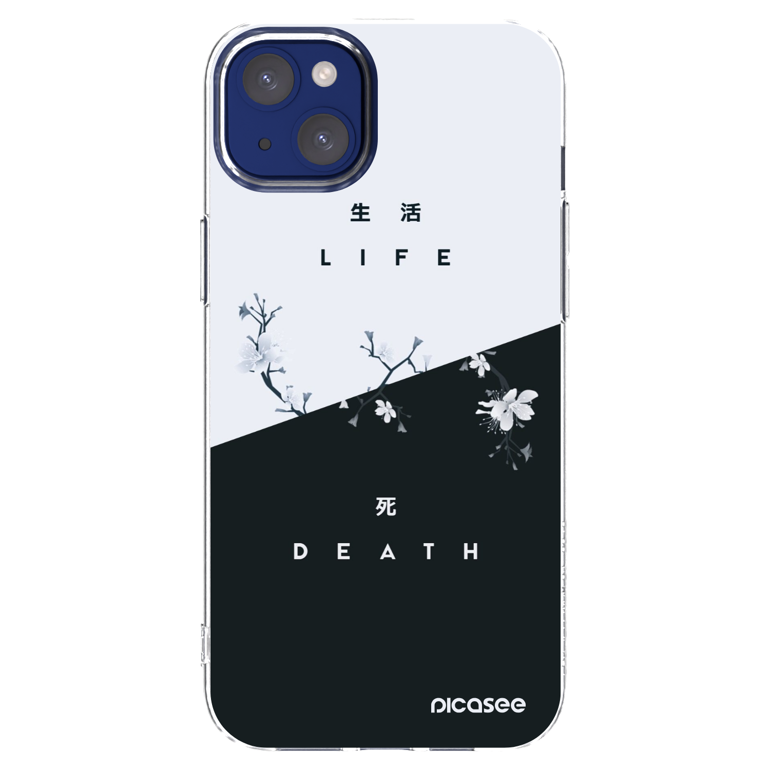 Picasee silikonový průhledný obal pro Apple iPhone 14 Plus - Živý - Mrtvý