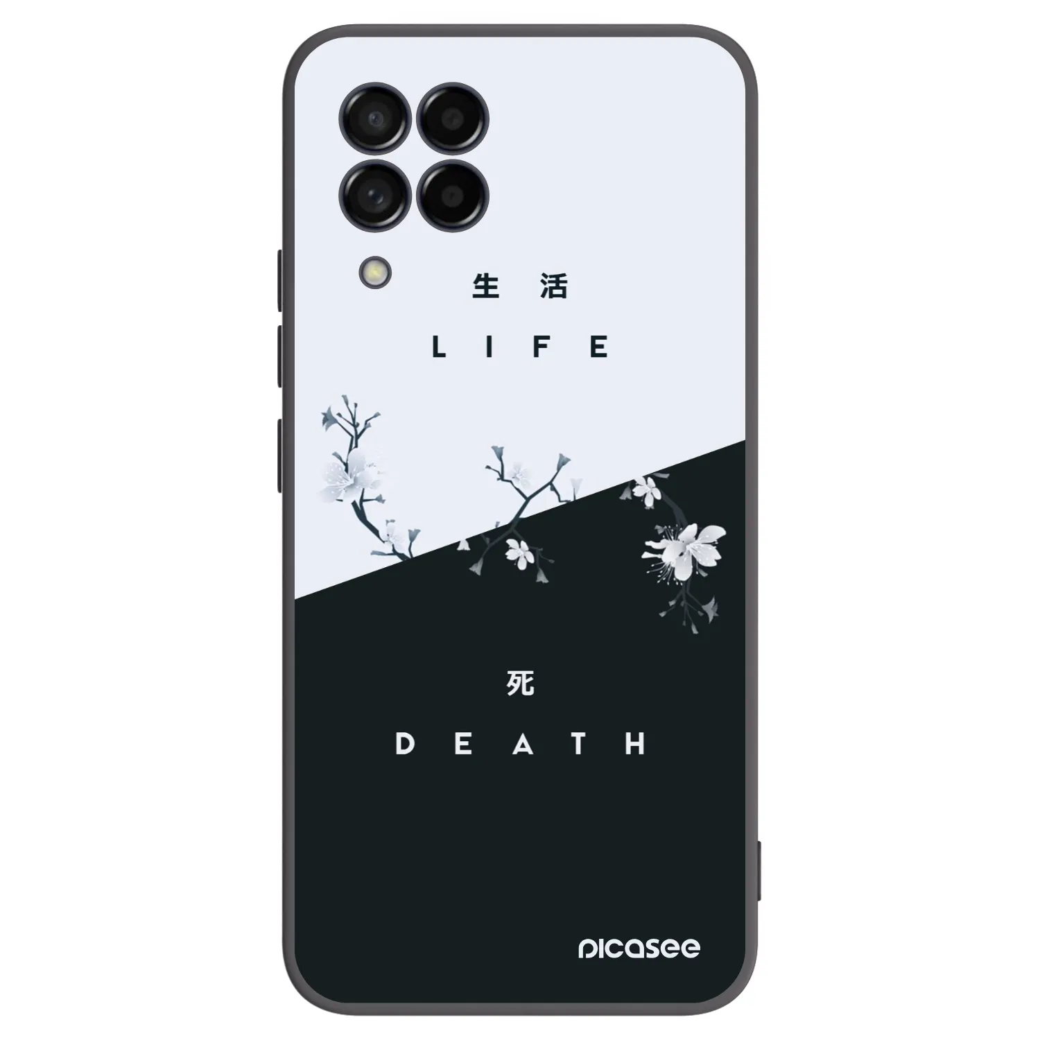 Picasee silikonový černý obal pro Samsung Galaxy M53 5G - Živý - Mrtvý