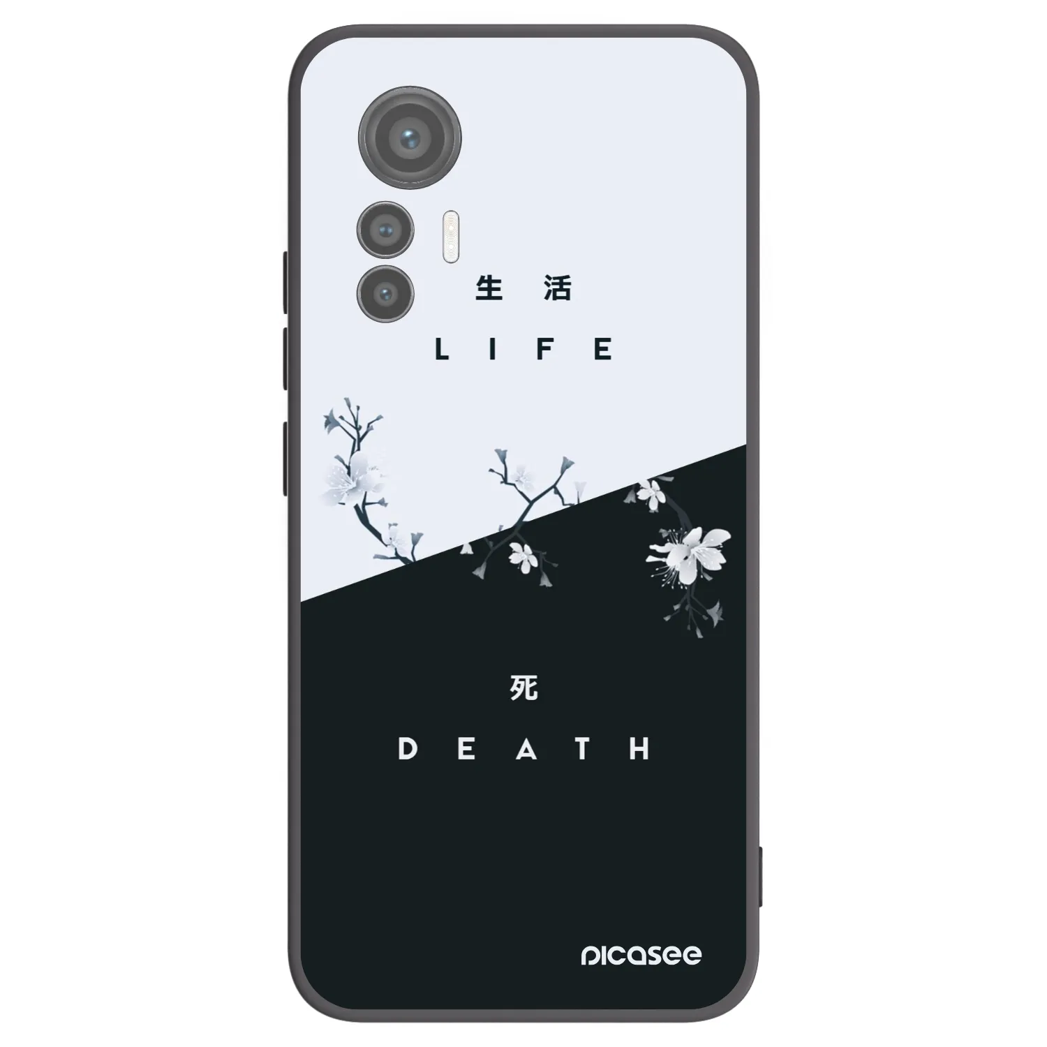 Picasee silikonový černý obal pro Xiaomi 12 Lite - Živý - Mrtvý