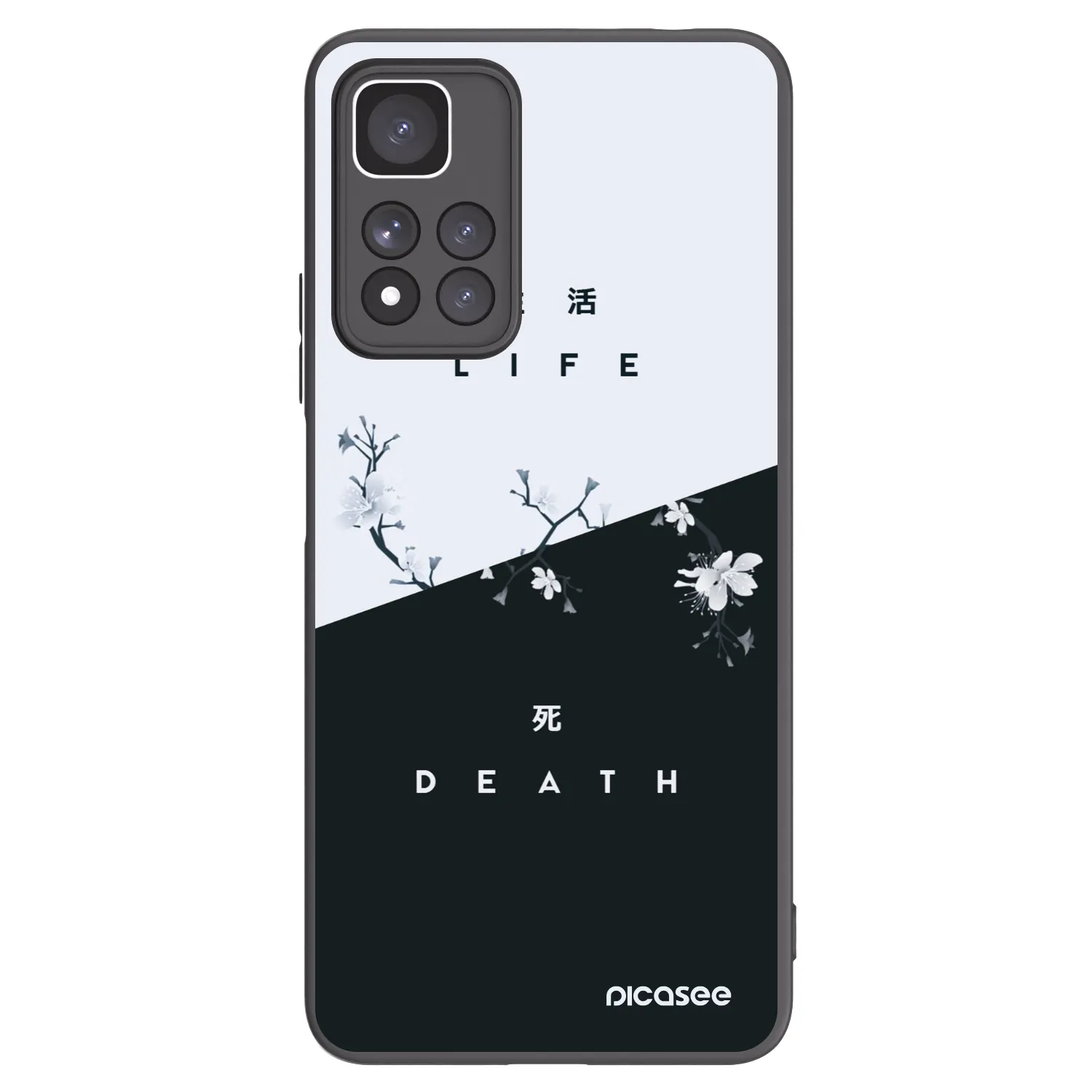 Picasee silikonový černý obal pro Xiaomi Redmi Note 11 Pro+ 5G - Živý - Mrtvý