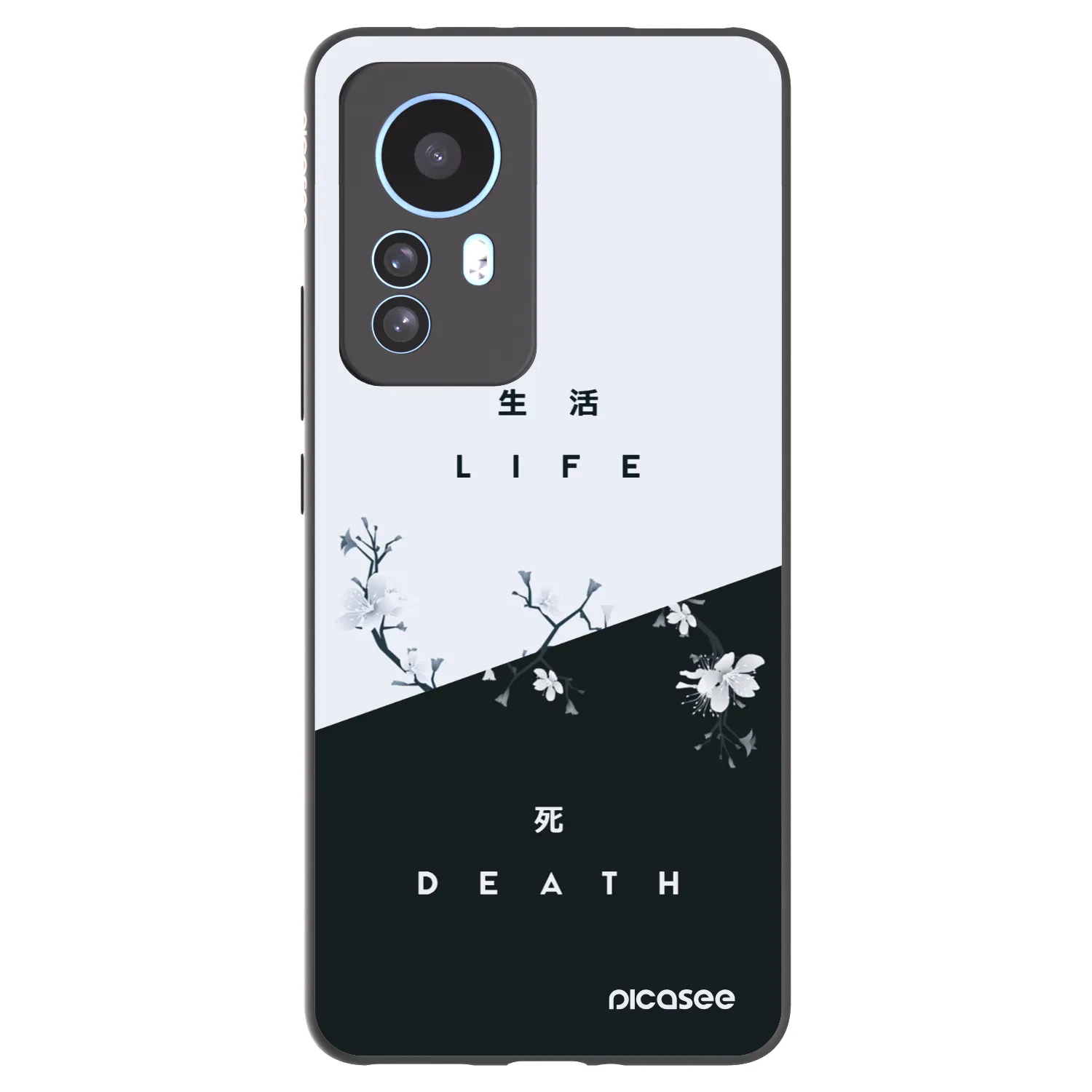 Picasee silikonový černý obal pro Xiaomi 12T Pro - Živý - Mrtvý
