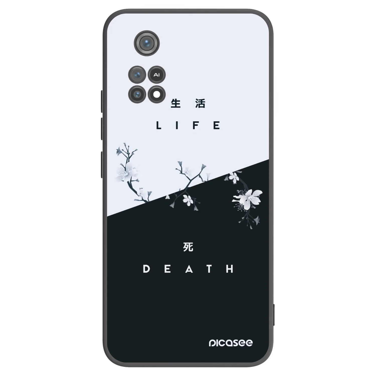 Picasee silikonový černý obal pro Xiaomi Poco M4 Pro - Živý - Mrtvý