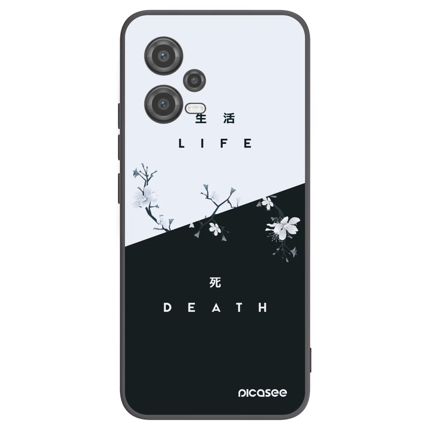Picasee silikonový černý obal pro Xiaomi Poco X5 - Živý - Mrtvý