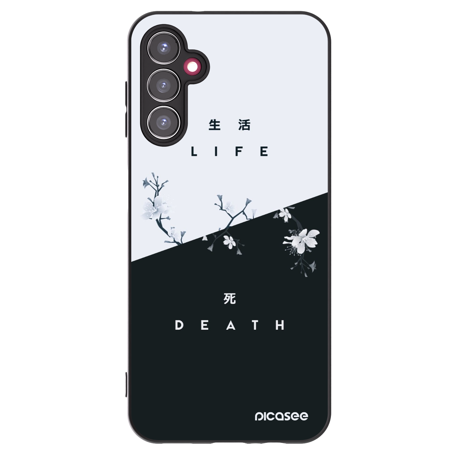 Picasee silikonový černý obal pro Samsung Galaxy A14 4G A145R - Živý - Mrtvý