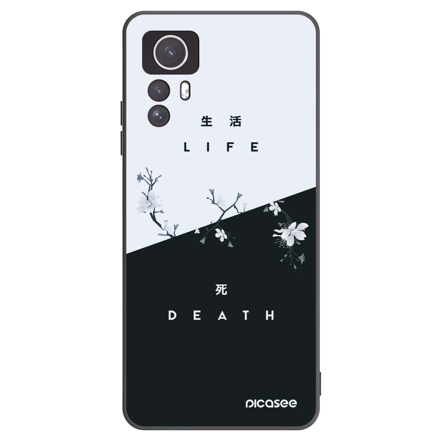 Picasee silikonový černý obal pro Xiaomi Redmi Note 12S - Živý - Mrtvý