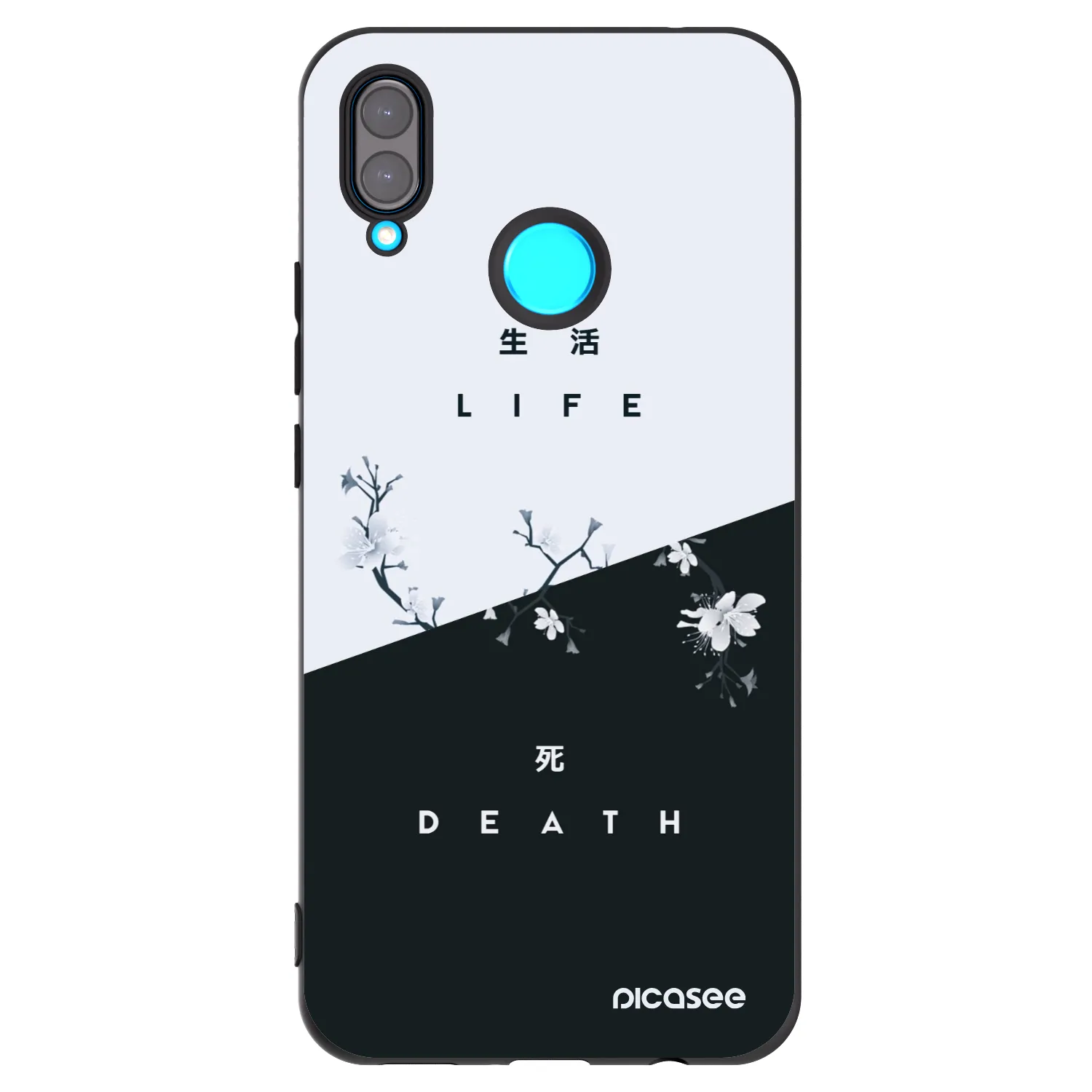 Picasee silikonový černý obal pro Huawei Nova 3 - Živý - Mrtvý
