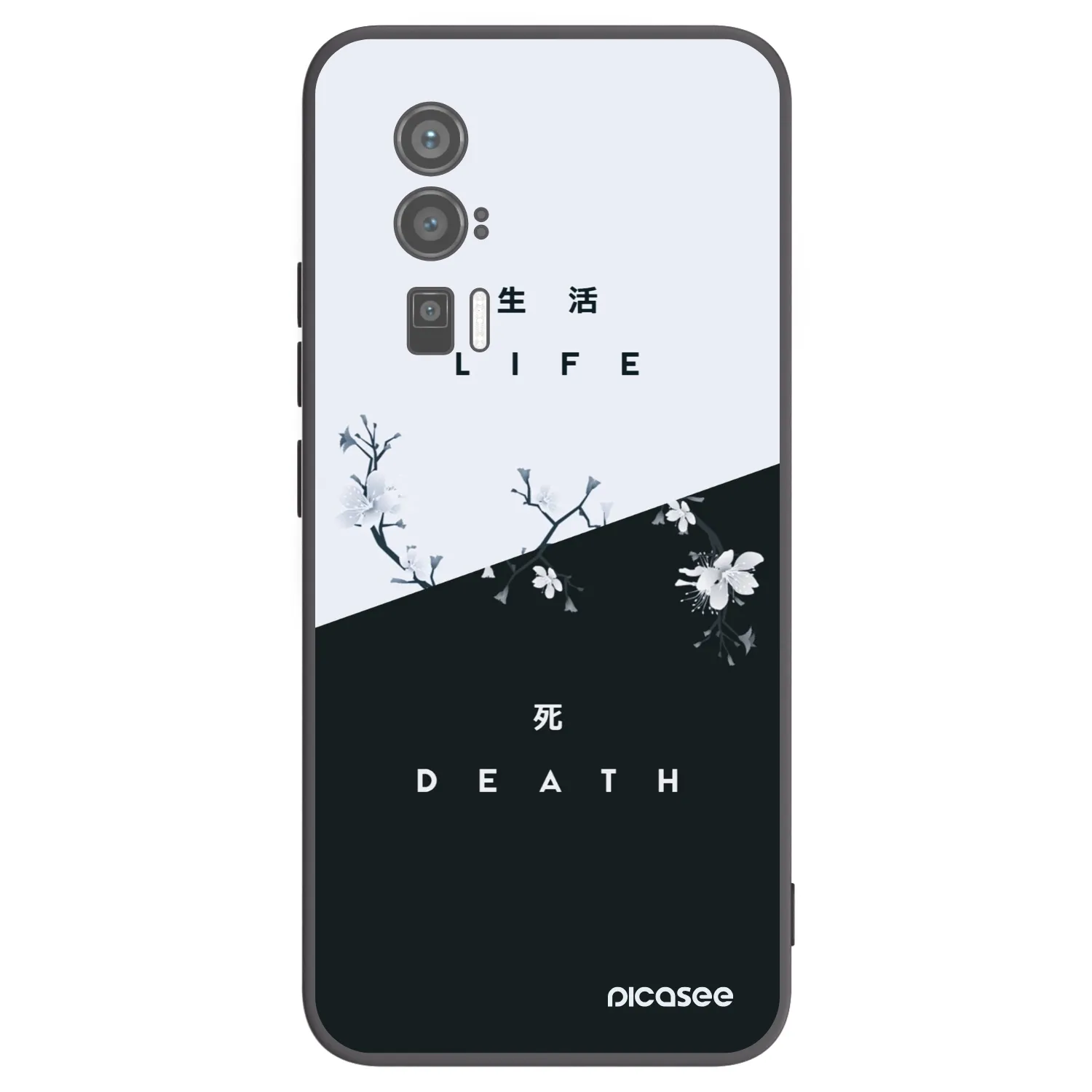 Picasee silikonový černý obal pro Xiaomi Poco F5 Pro 5G - Živý - Mrtvý