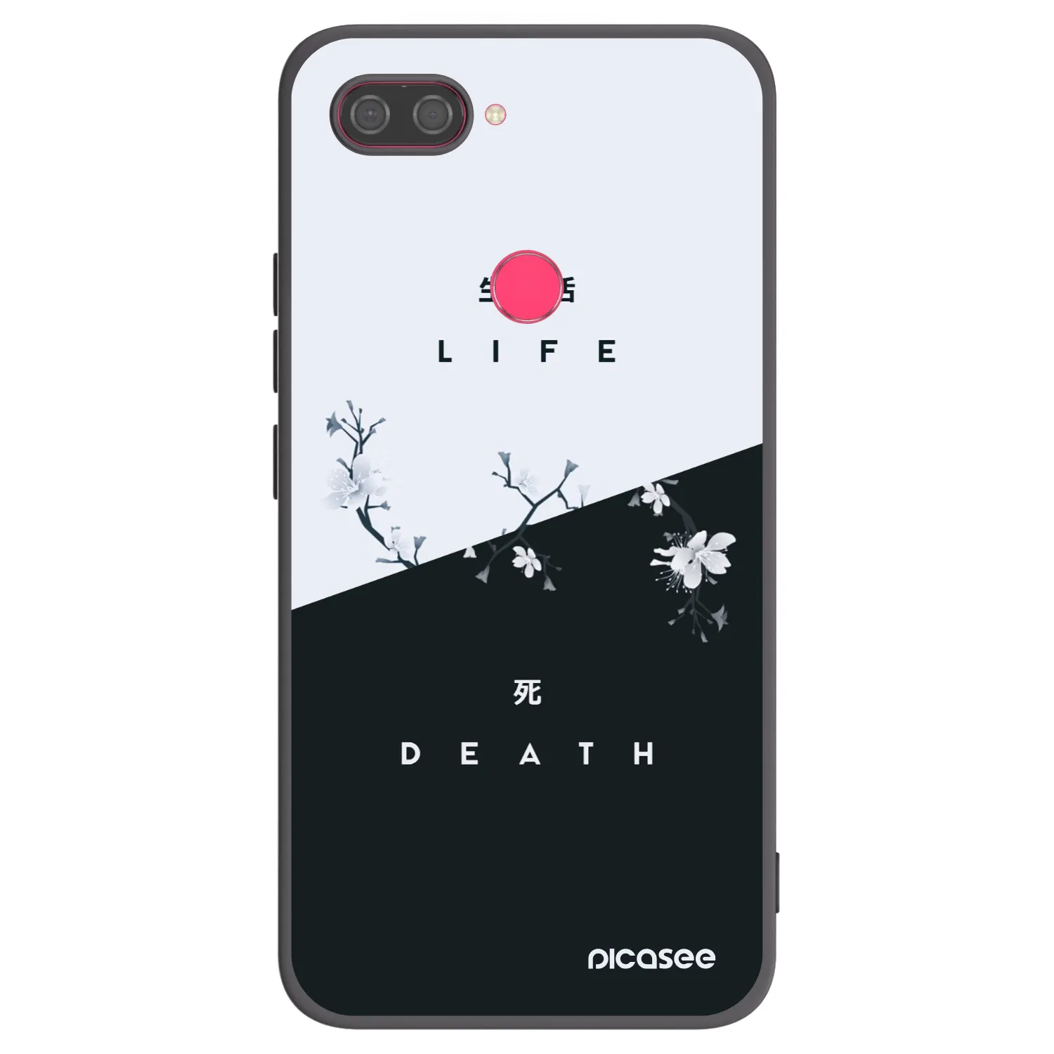 Picasee silikonový černý obal pro Xiaomi Mi 8 Lite - Živý - Mrtvý