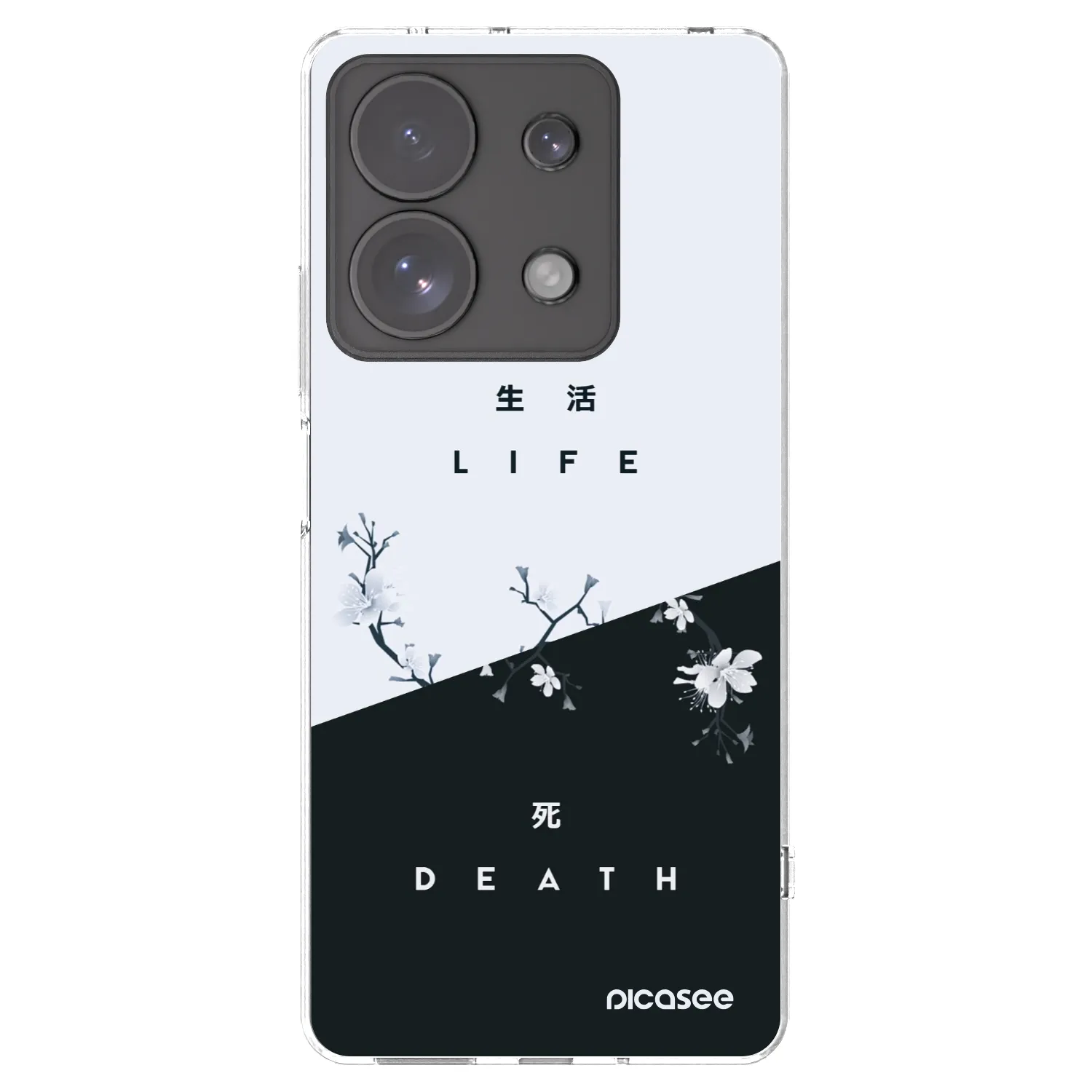 Picasee silikonový průhledný obal pro Xiaomi Redmi Note 13 Pro 4G - Živý - Mrtvý