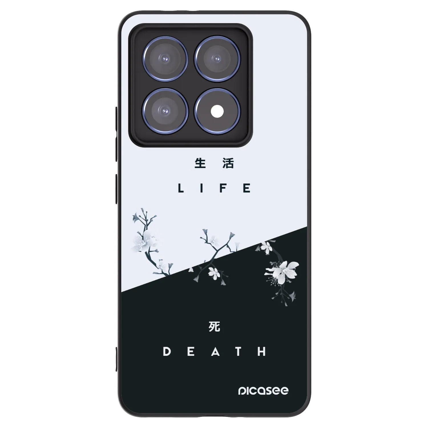 Picasee silikonový černý obal pro Xiaomi 14T Pro - Živý - Mrtvý