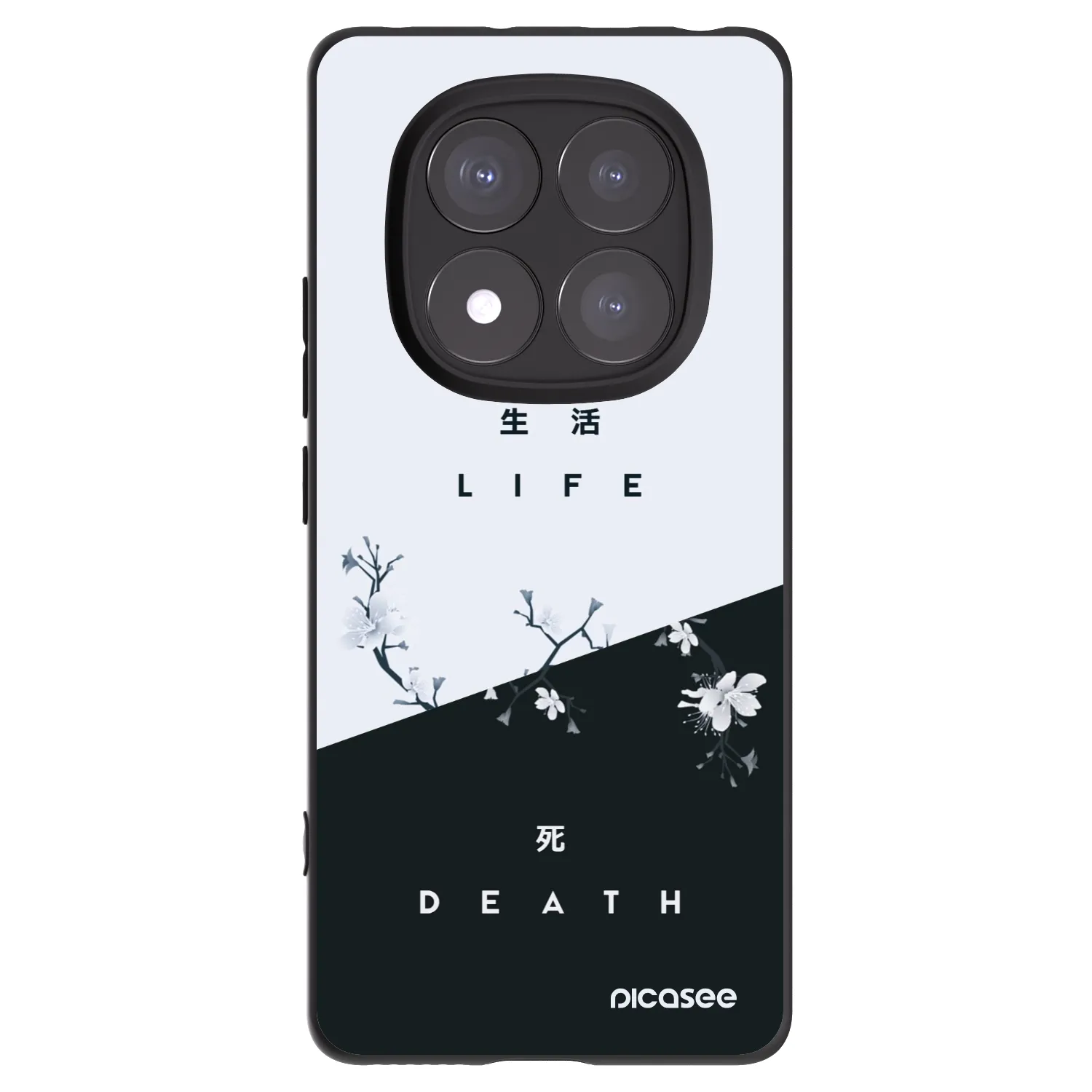 Picasee silikonový černý obal pro Xiaomi Redmi Note 14 Pro+ 5G - Živý - Mrtvý