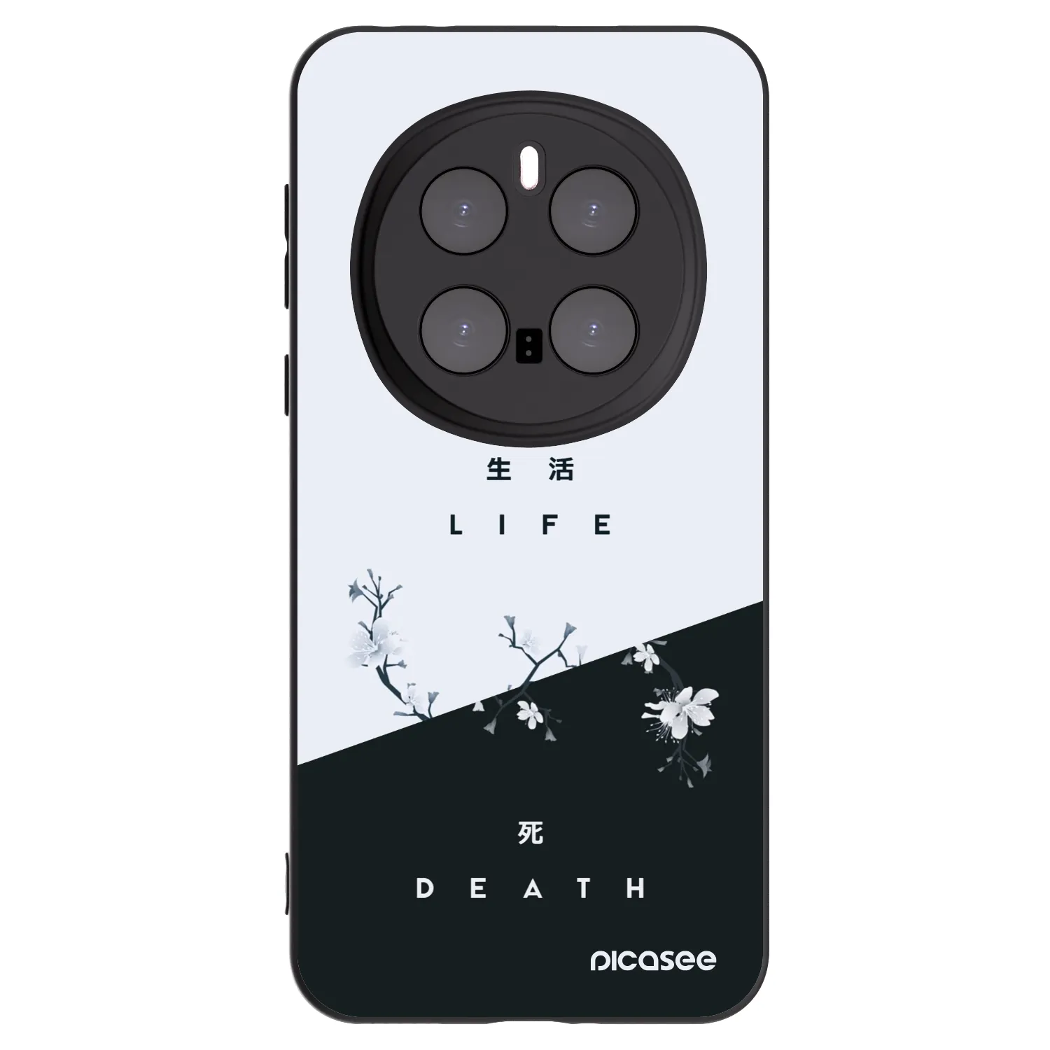 Picasee silikonový černý obal pro Honor Magic7 Pro 5G - Živý - Mrtvý