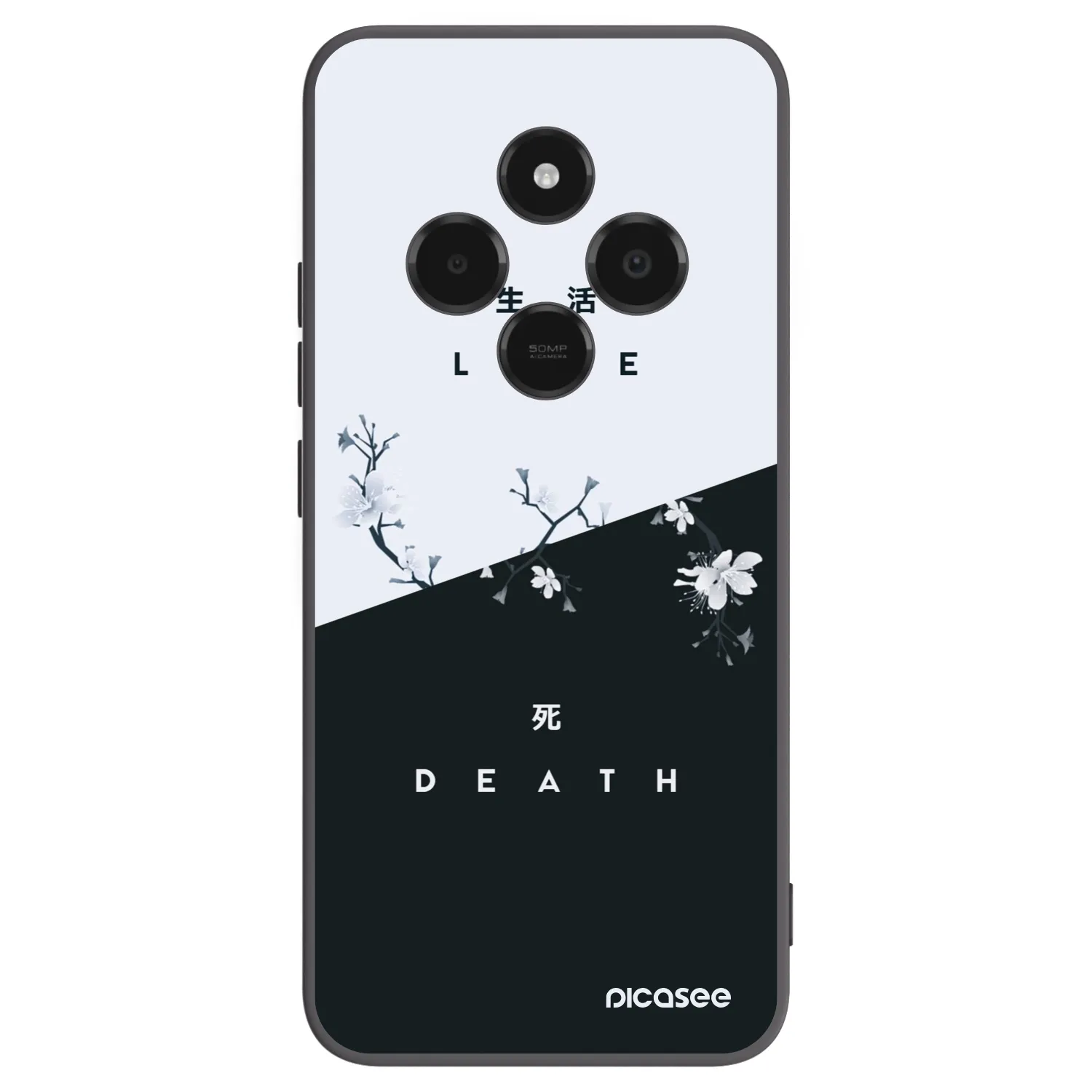 Picasee silikonový černý obal pro Xiaomi Poco C75 - Živý - Mrtvý