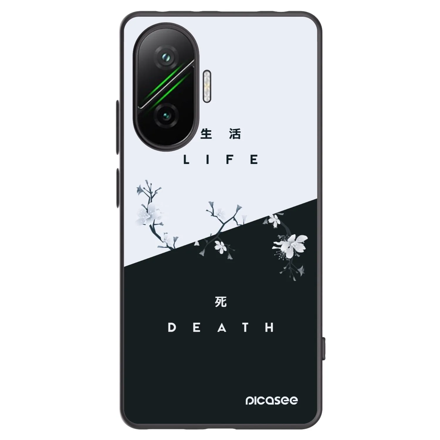 Picasee silikonový černý obal pro Xiaomi Poco F7 5G - Živý - Mrtvý