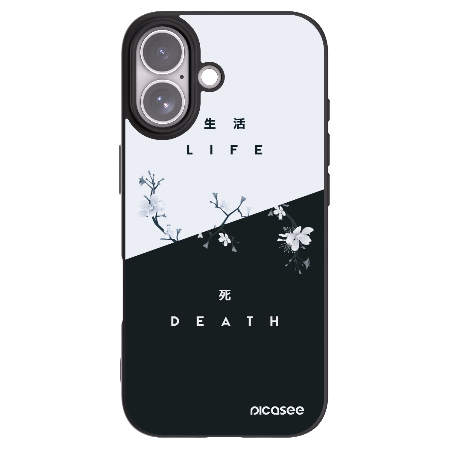 Picasee silikonový černý obal pro Apple iPhone 17 - Živý - Mrtvý