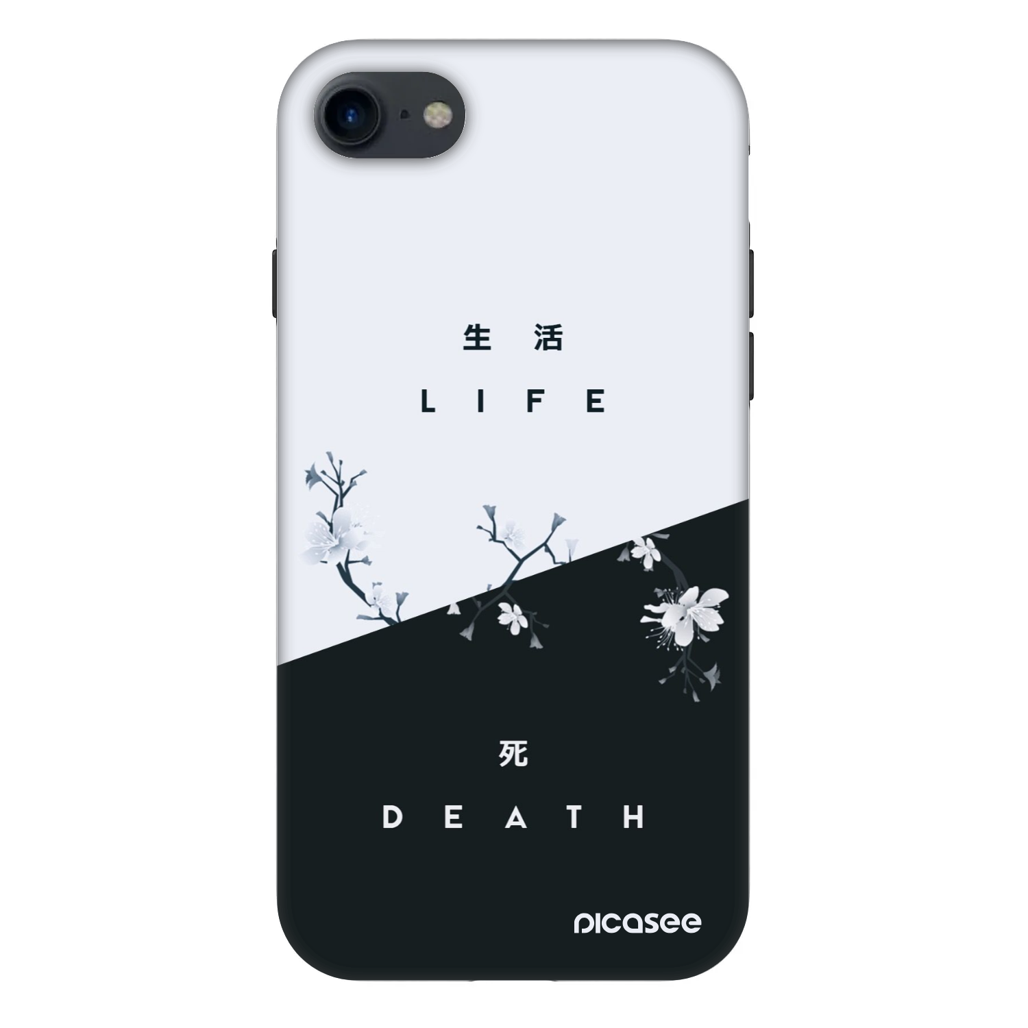Picasee Fashion Case pro Apple iPhone SE 2020 - Živý - Mrtvý
