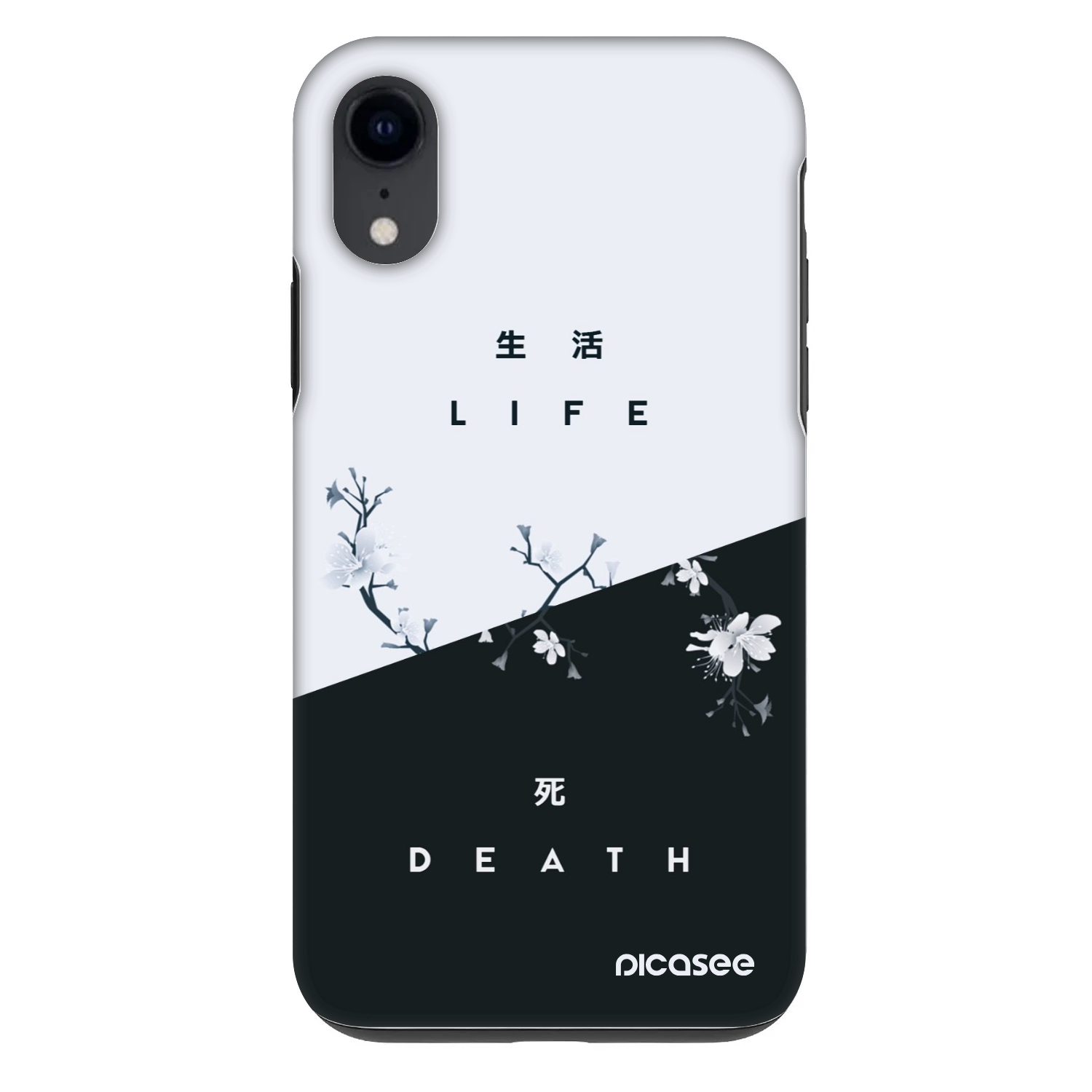 Picasee Fashion Case pro Apple iPhone XR - Živý - Mrtvý
