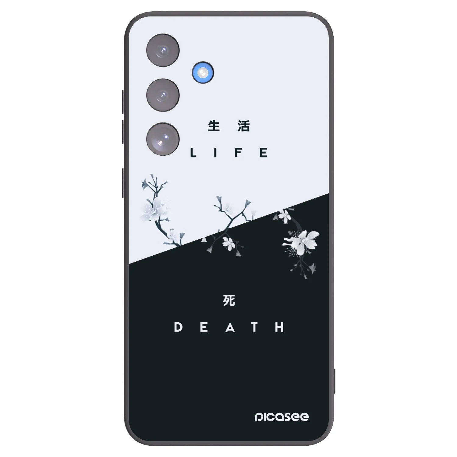 Picasee silikonový černý obal pro Samsung Galaxy S25 FE 5G - Živý - Mrtvý