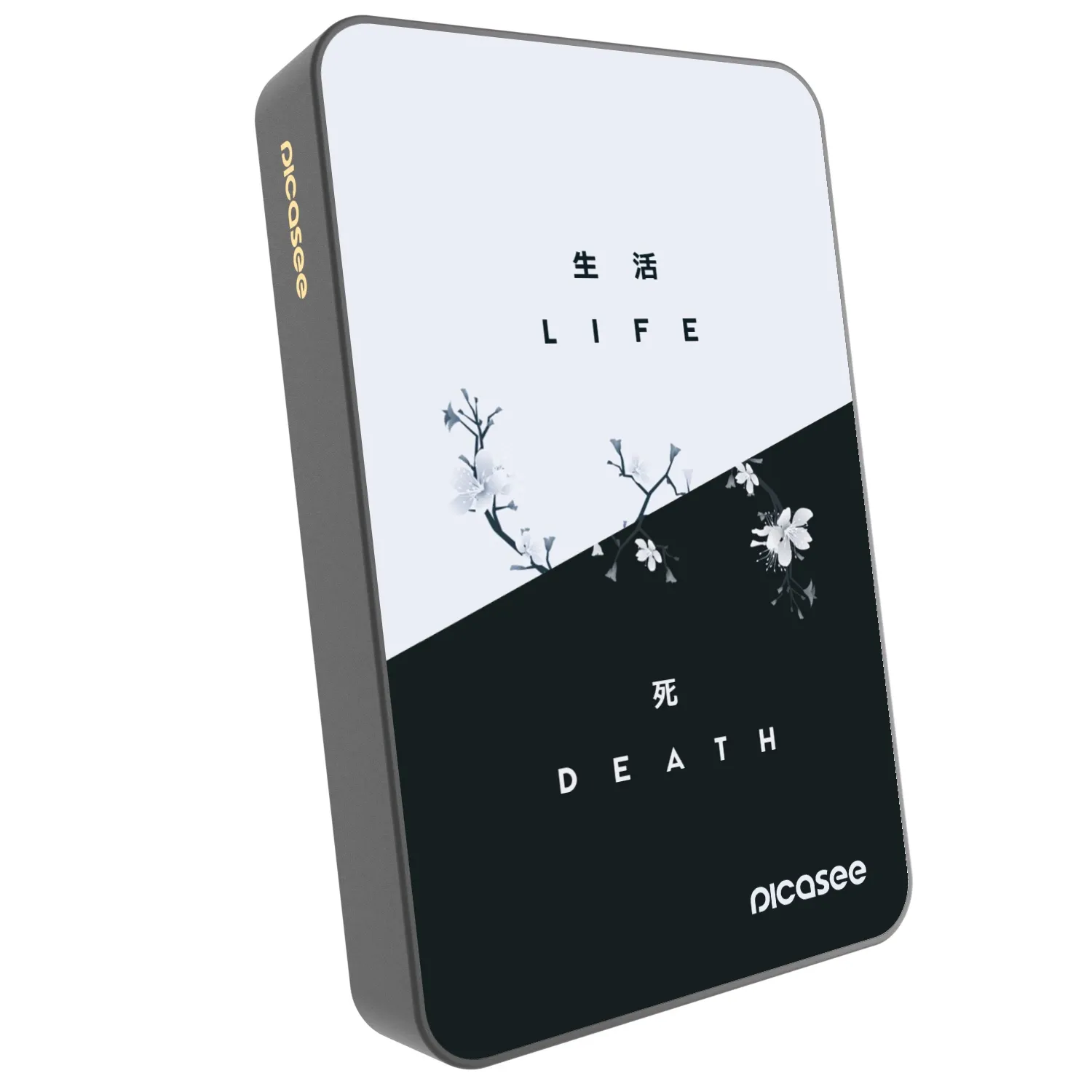 Picasee Powerbanka s MagSafe 10 000 mAh Šedá - Živý - Mrtvý