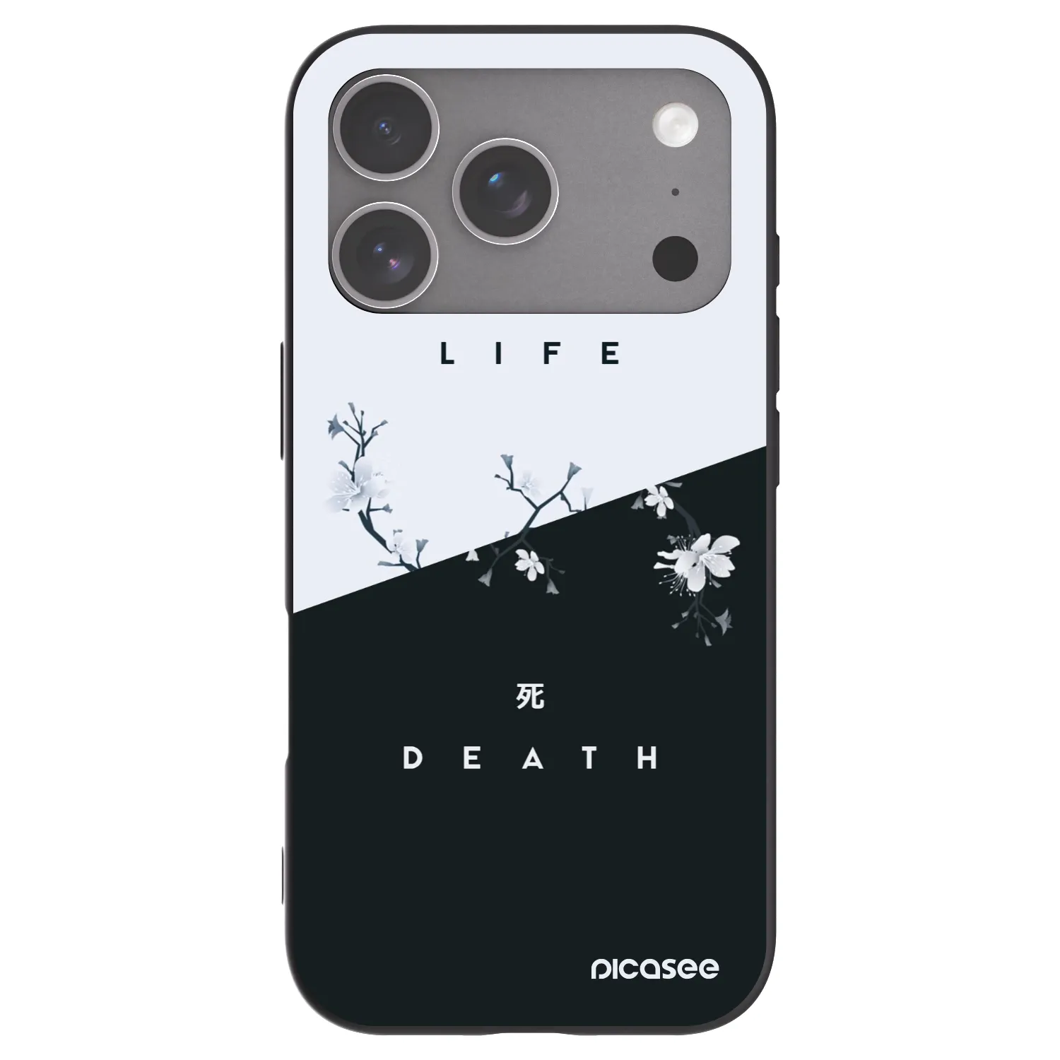 Picasee silikonový černý obal pro Apple iPhone 18 Pro - Živý - Mrtvý