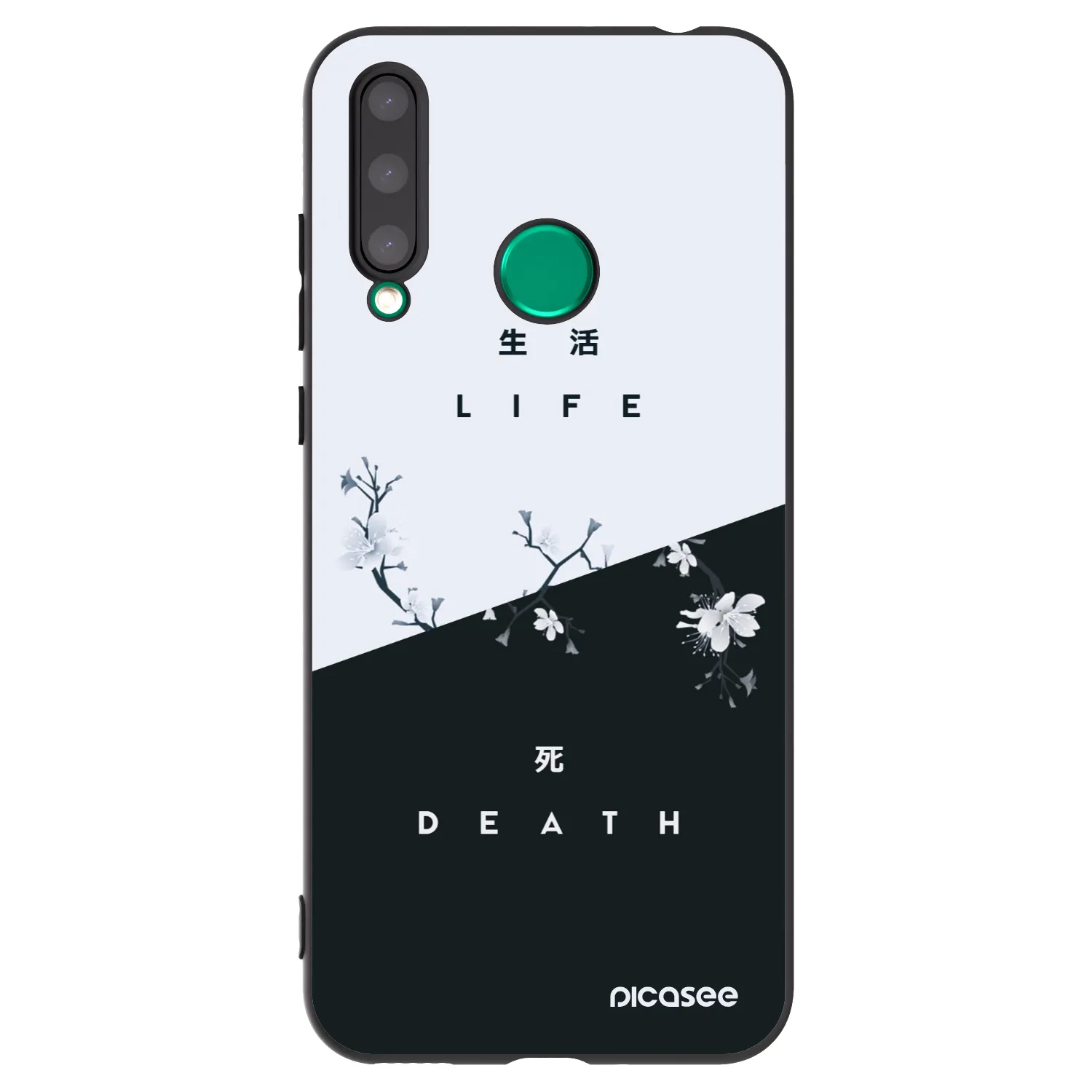 Picasee silikonový černý obal pro Honor 20 Lite - Živý - Mrtvý