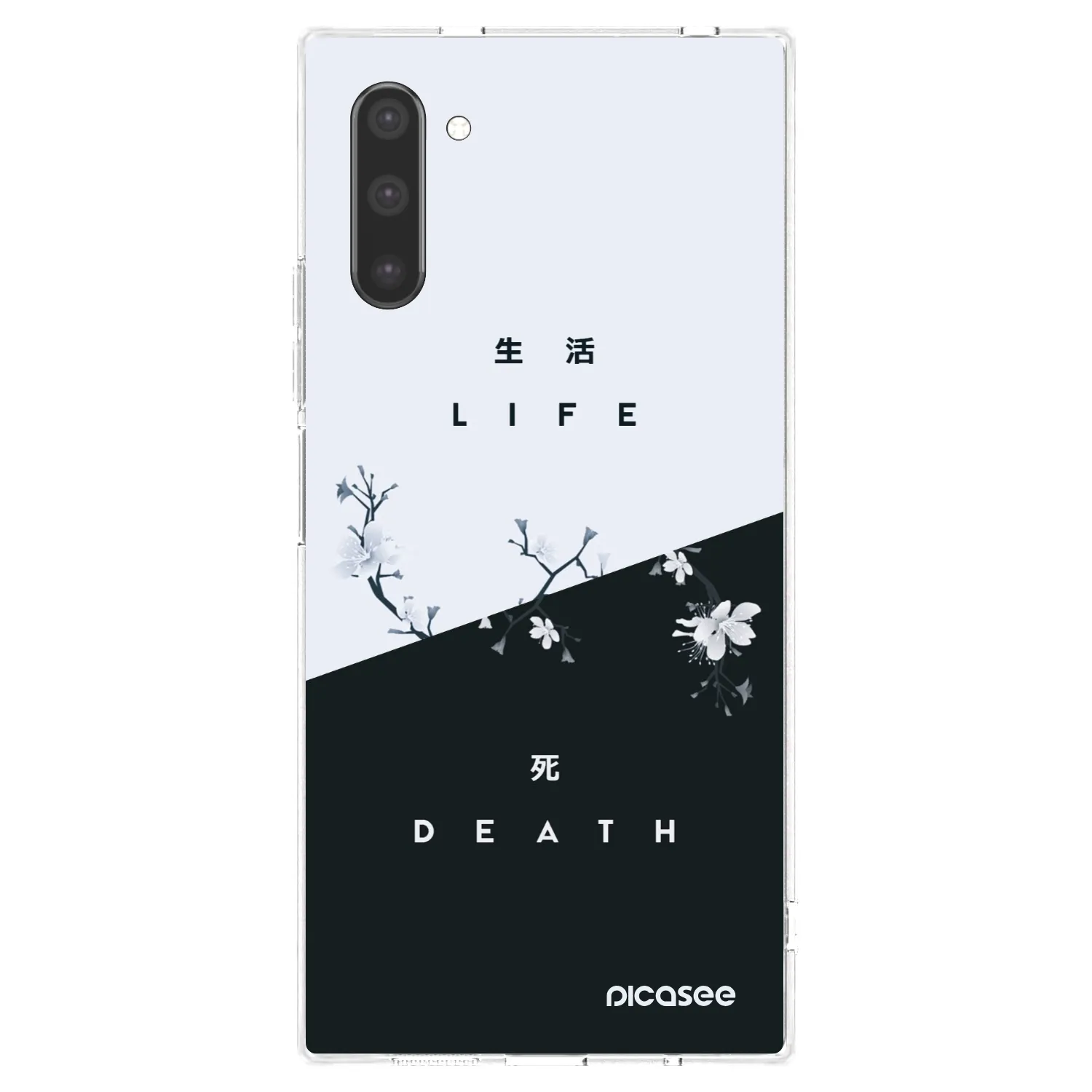 Picasee silikonový průhledný obal pro Samsung Galaxy Note 10 N970F - Živý - Mrtvý