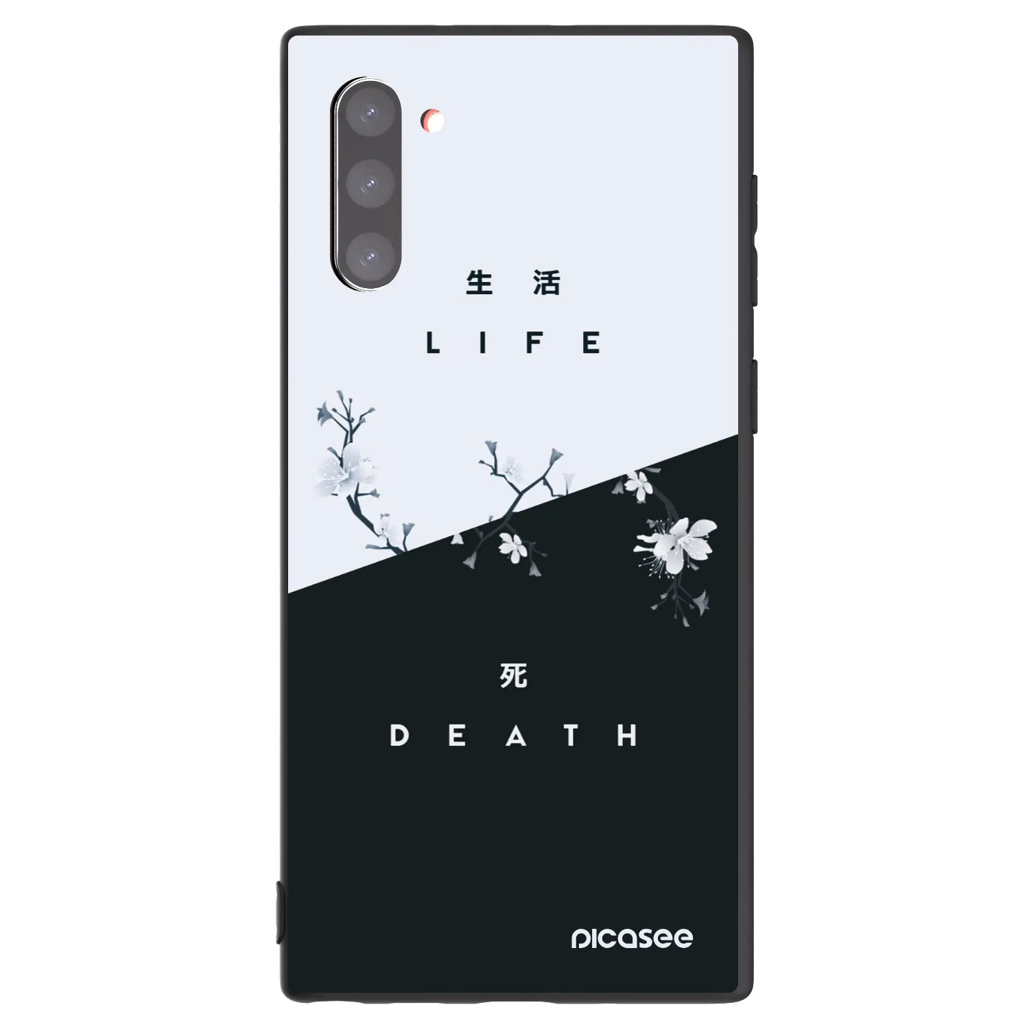 Picasee silikonový černý obal pro Samsung Galaxy Note 10 N970F - Živý - Mrtvý