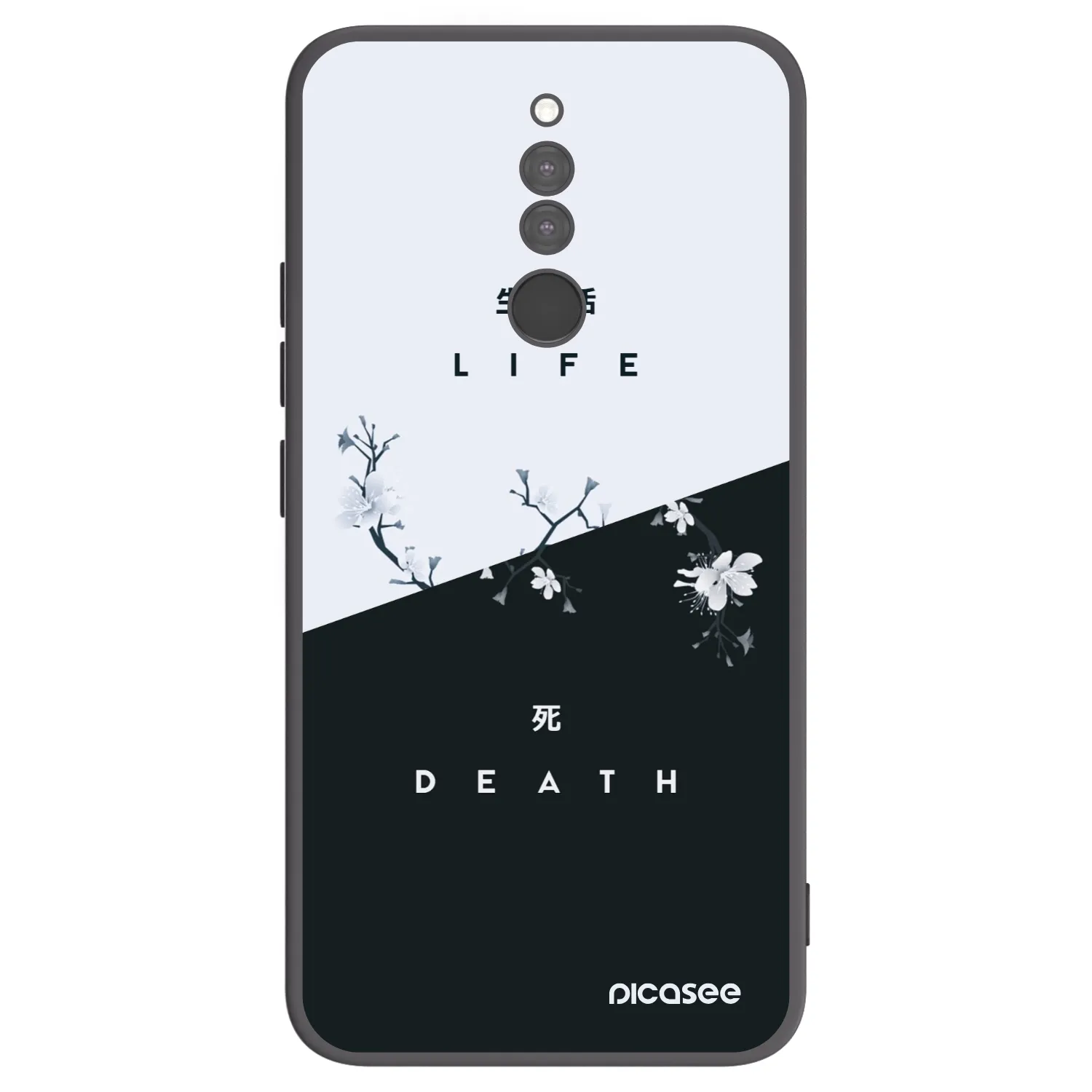 Picasee silikonový černý obal pro Xiaomi Redmi 8 - Živý - Mrtvý