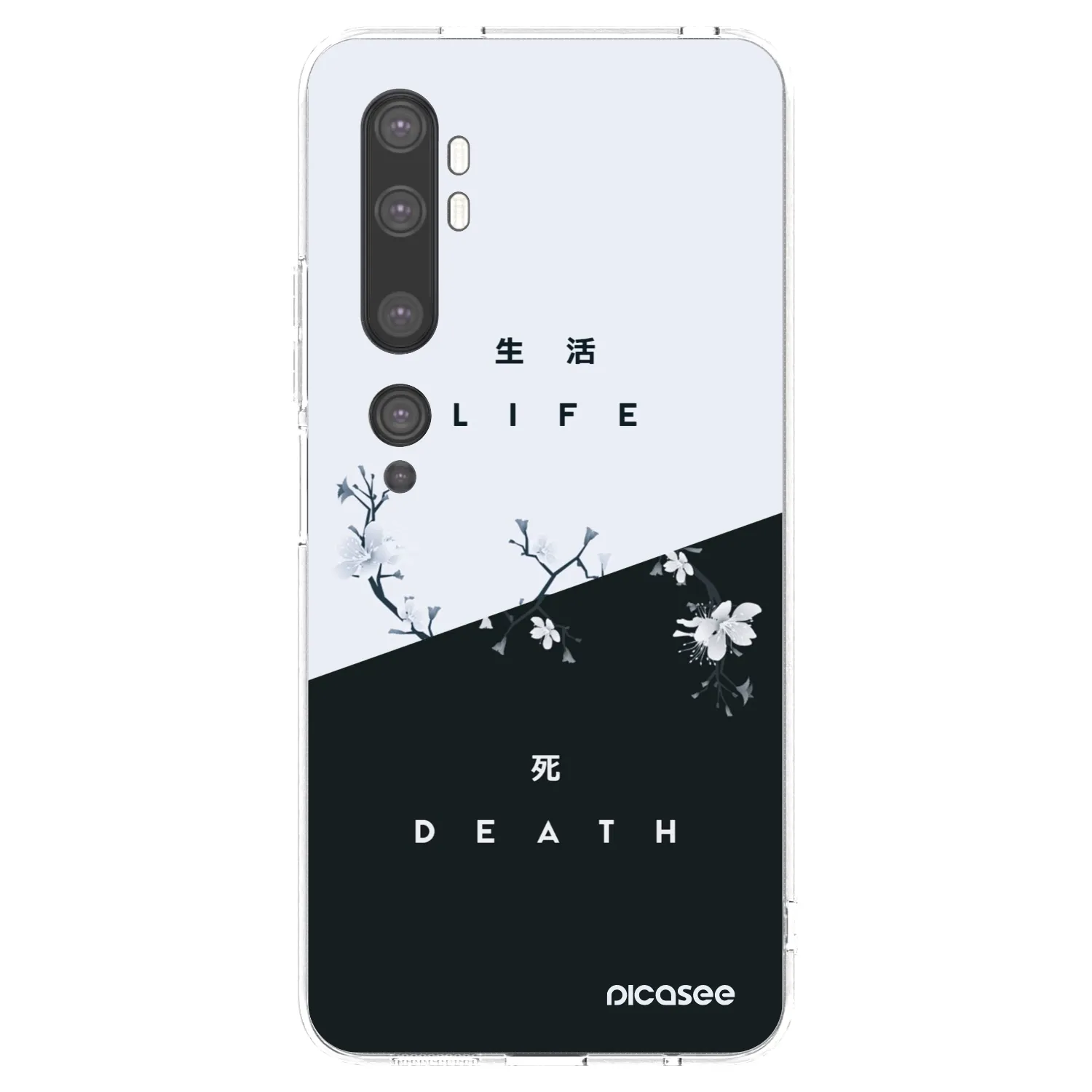 Picasee silikonový průhledný obal pro Xiaomi Mi Note 10 (Pro) - Živý - Mrtvý