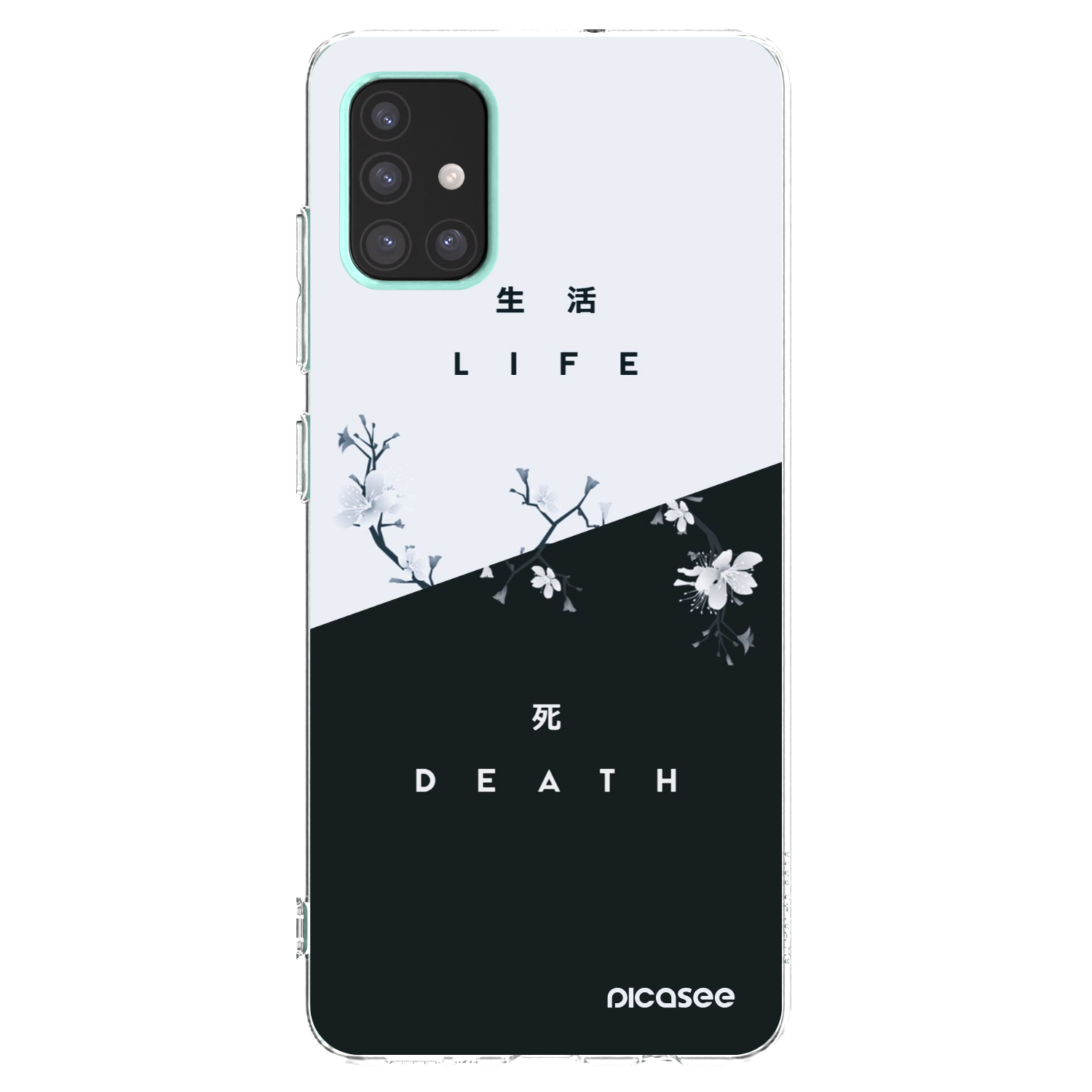 Picasee silikonový průhledný obal pro Samsung Galaxy A51 A515F - Živý - Mrtvý