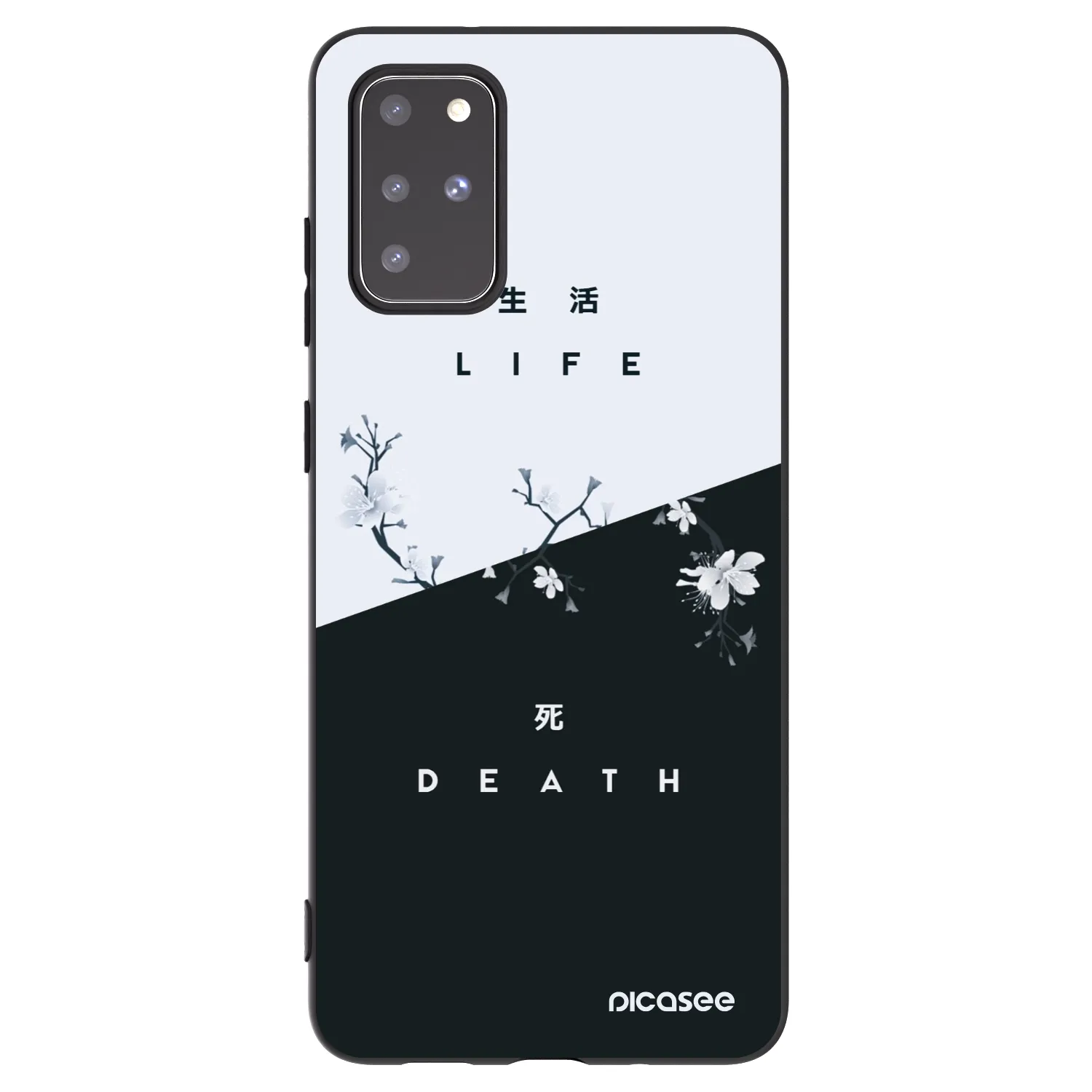 Picasee silikonový černý obal pro Samsung Galaxy S20+ G985F - Živý - Mrtvý