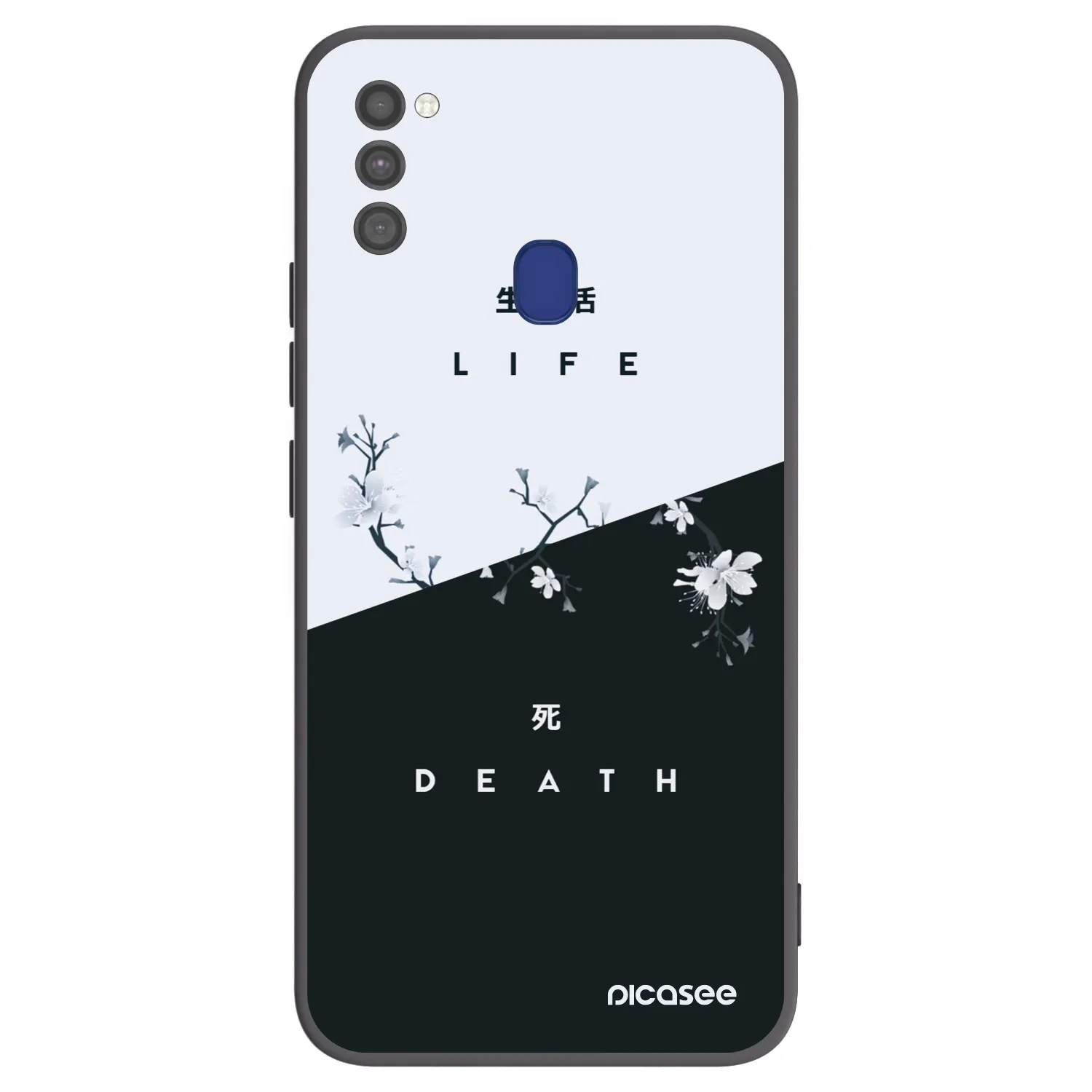 Picasee silikonový černý obal pro Samsung Galaxy M21 M215F - Živý - Mrtvý