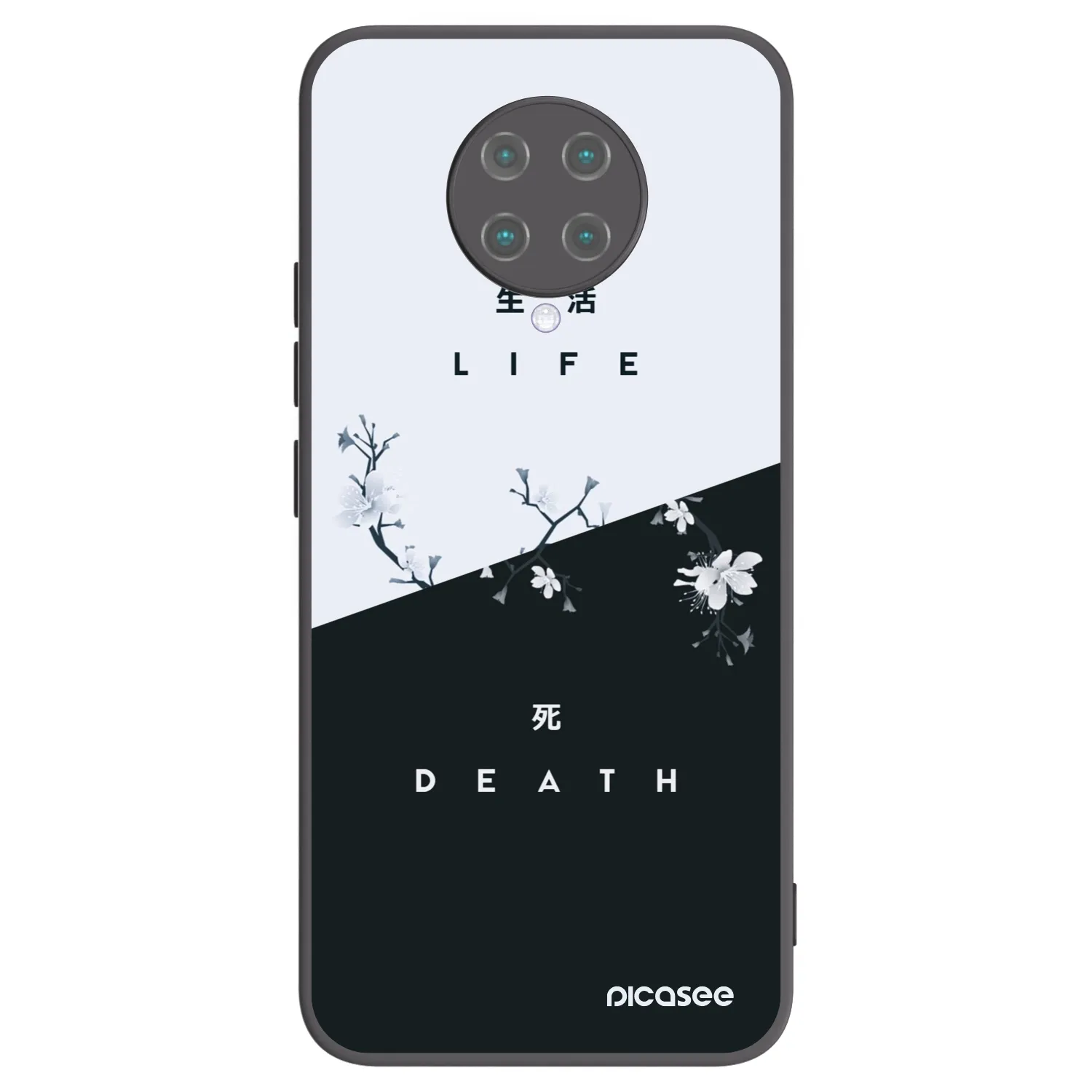 Picasee silikonový černý obal pro Xiaomi Poco F2 Pro - Živý - Mrtvý