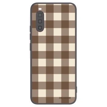 Obal pro Sony Xperia 10 II - Brown grid