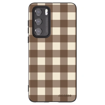 Obal pro Huawei P40 - Brown grid