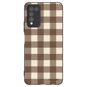 Obal pro Honor 10X Lite - Brown grid