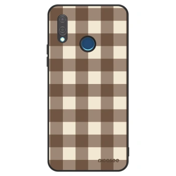 Obal pro Huawei P20 Lite - Brown grid