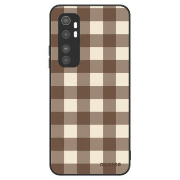 Obal pro Xiaomi Mi Note 10 Lite - Brown grid