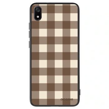 Obal pro Xiaomi Redmi 7A - Brown grid