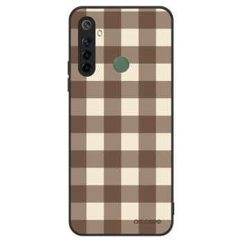 Obal pro Realme 6i - Brown grid