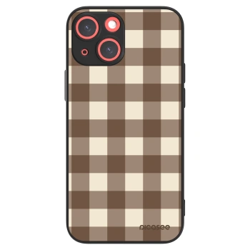 Picasee ULTIMATE CASE pro Apple iPhone 13 mini - Brown grid